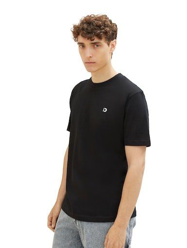 Tom Tailor Denim T-shirt Crewneck met kleine logoprint