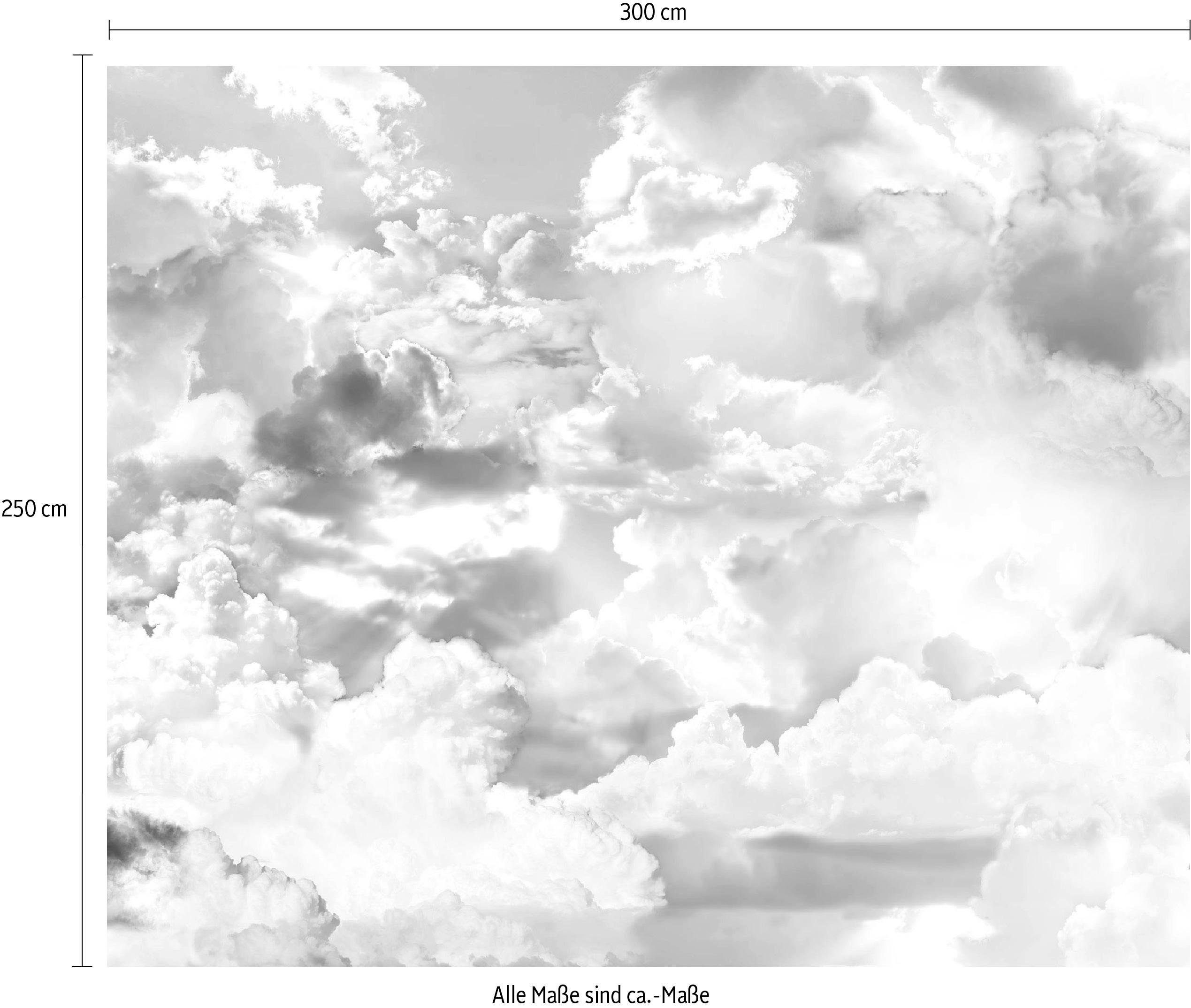 Komar Vliesbehang Digitale print vlies - Clouds - Afmeting 300 x 250 cm (1 stuk)