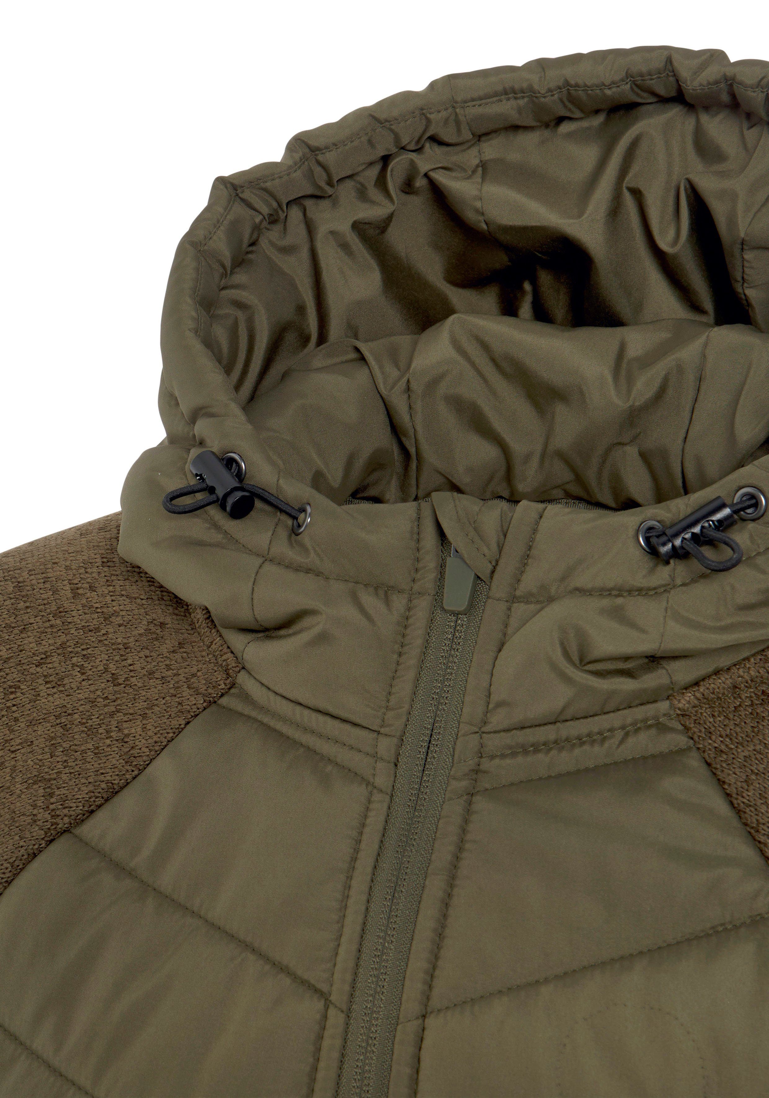 Vivance Gewatteerde jas met tricot-fleece-mouwen