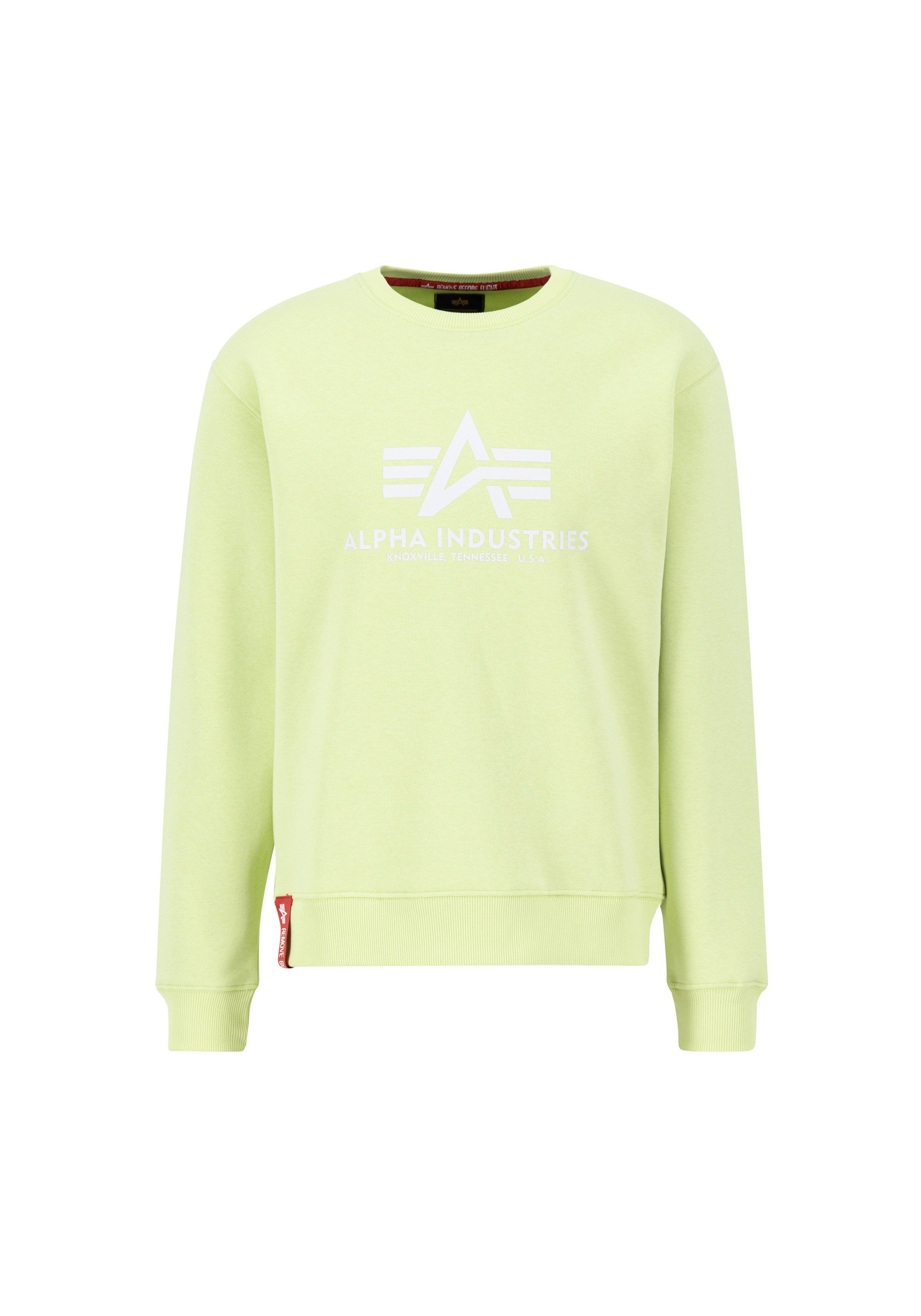 Alpha Industries Sweater Alpha Industries Men - Sweatshirts Basic Sweatshirt BL heren sweaters maat 2 XL groen