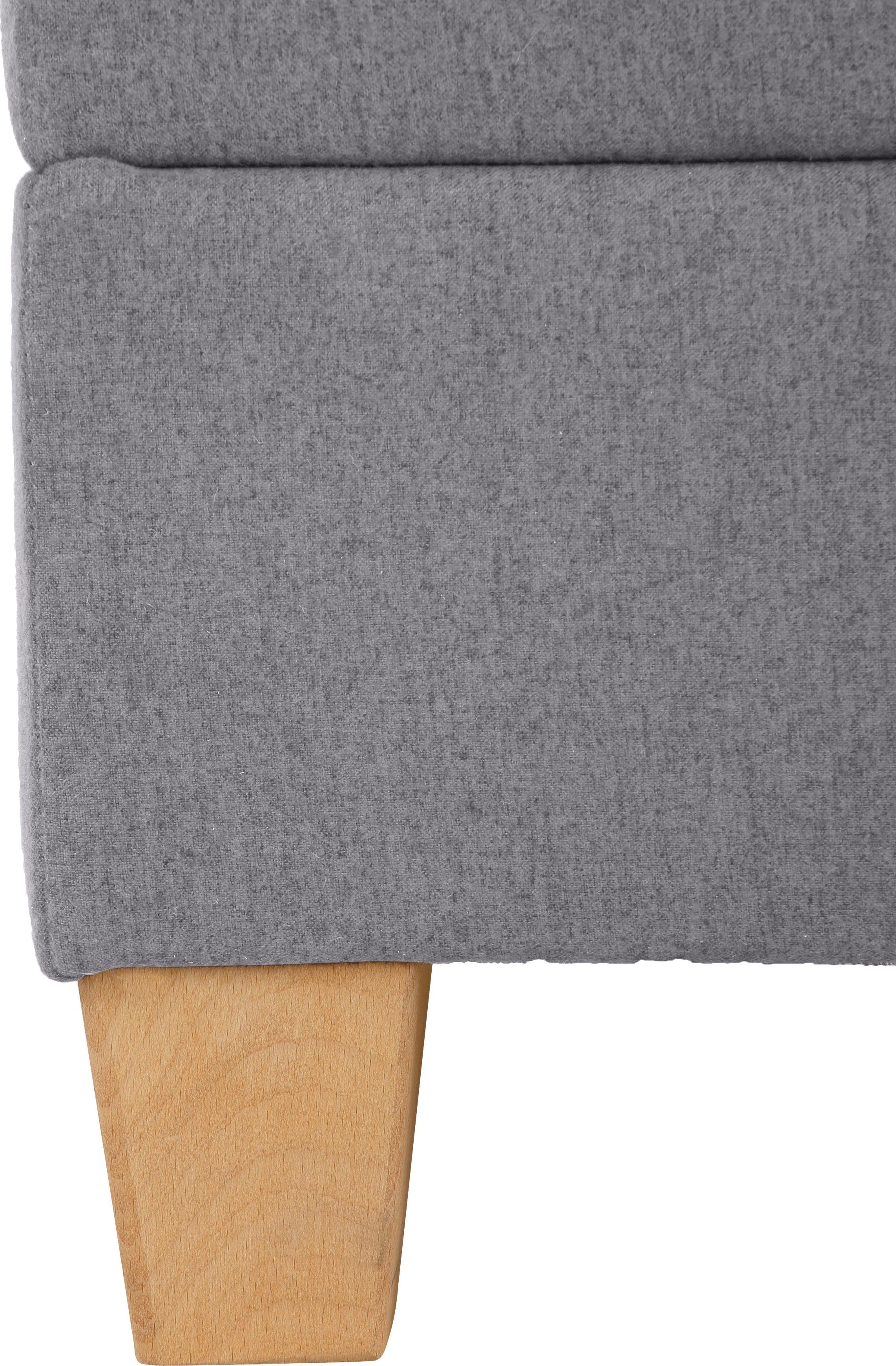 Home affaire Boxspring Lonrai in h2, h3 & h4 en xxl - verlengde 220 cm kiesbaar, incl. topper