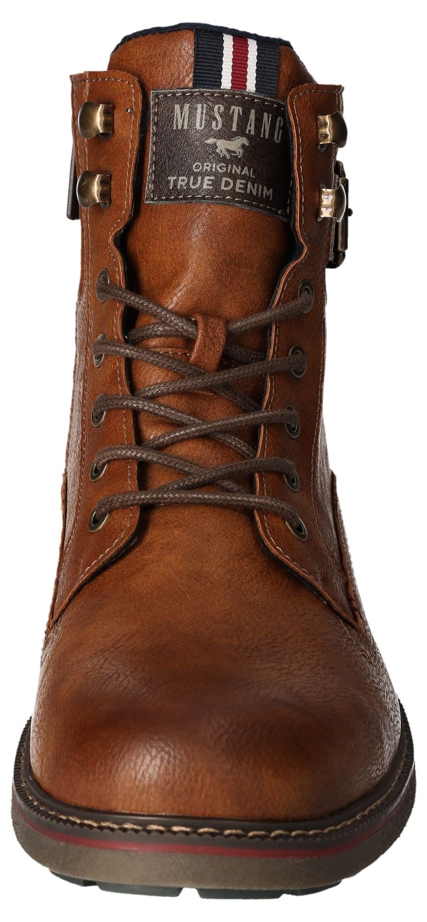 Mustang Shoes Veterschoenen Worker boots, herfst schoen, laarzen met aantrek lus