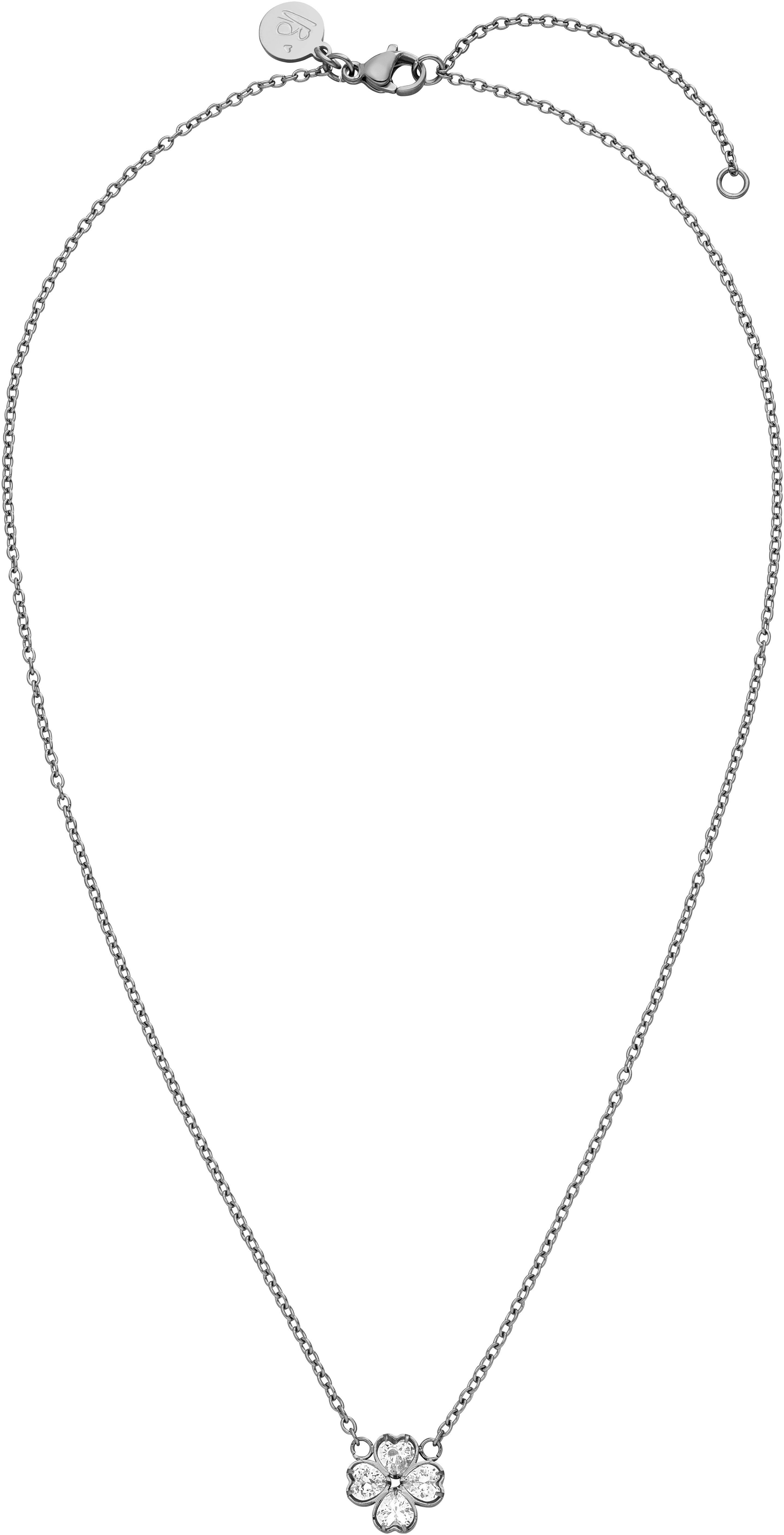 Purelei Ketting met hanger Sieraden cadeau Cuore klavertje, 22421-Halsketting-Cuore