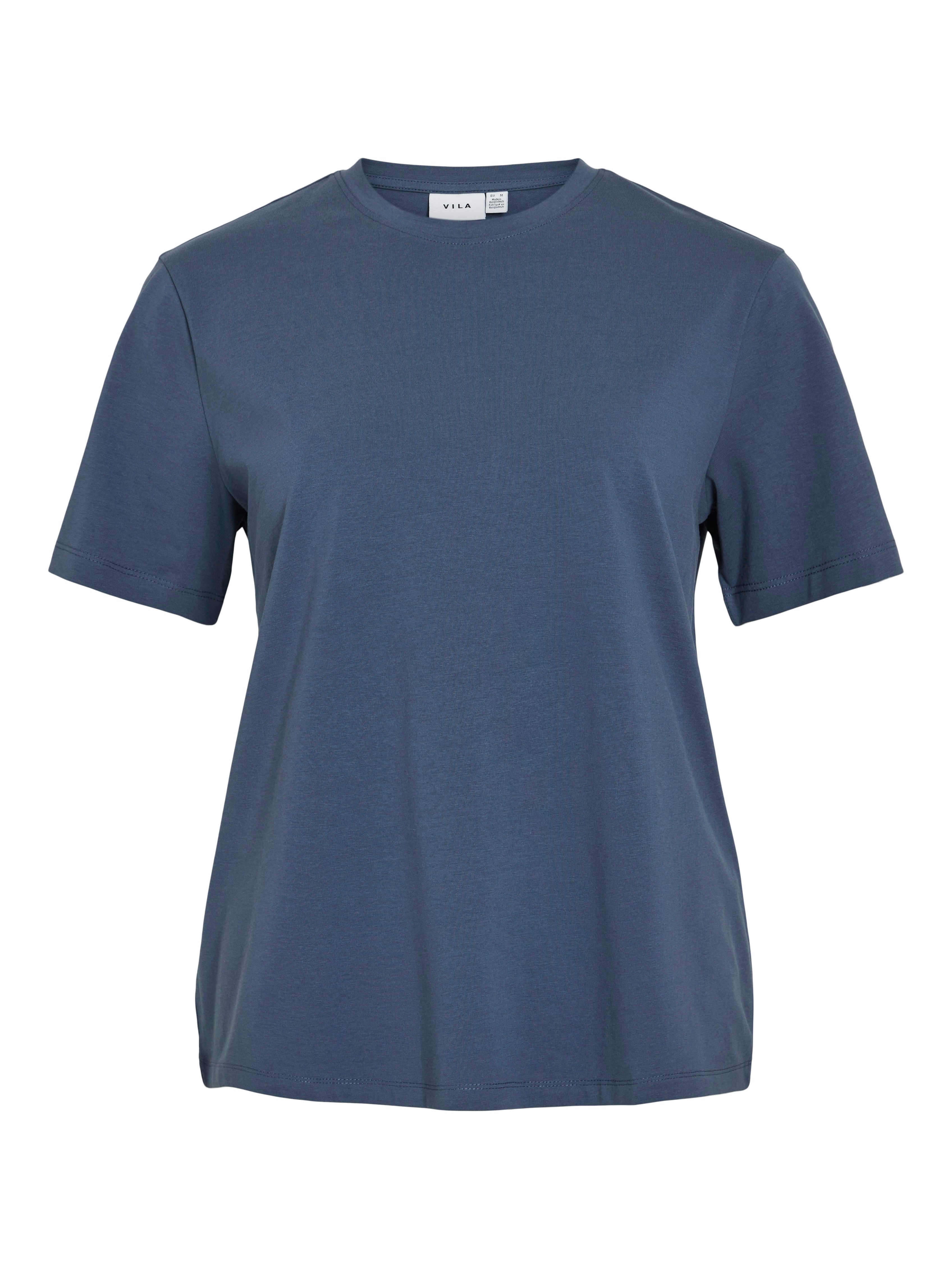 Vila Shirt met korte mouwen VINORA S/S T-SHIRT - NOOS