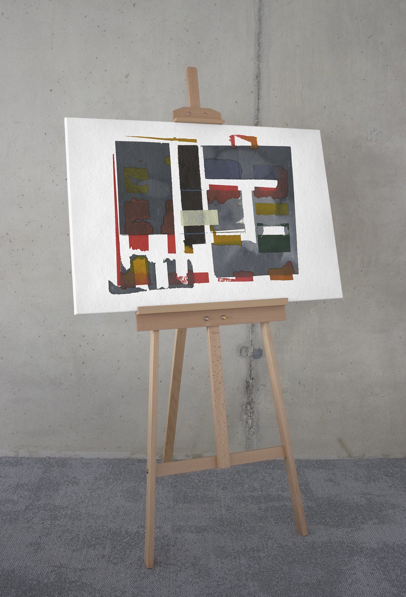 Komar Artprint op linnen Sedation - Afmeting 60 x 90 cm Canvasdoek met echt houten frame (1 stuk)
