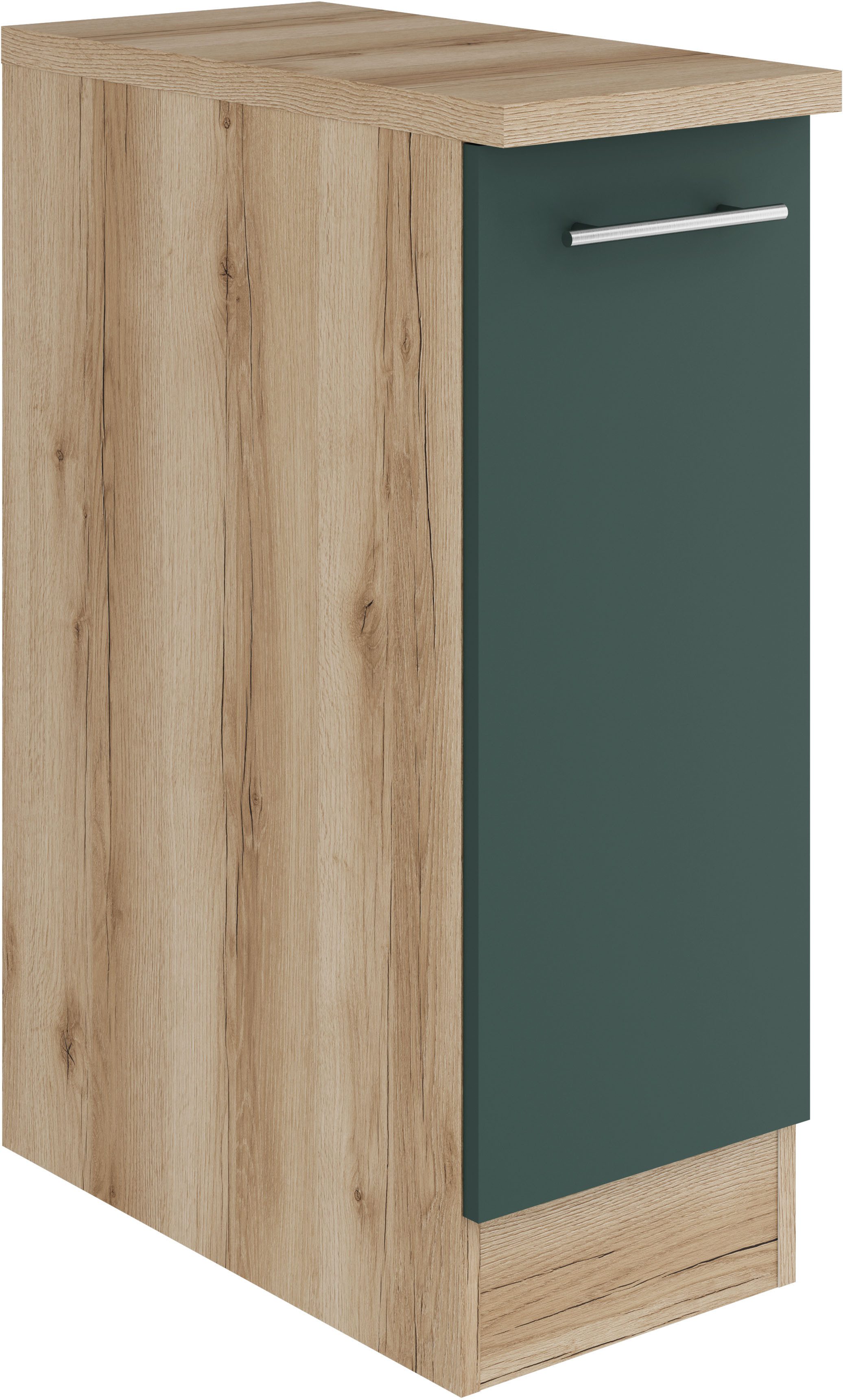 OPTIFIT Apothekerskast Bella Breedte/hoogte 30/84,8 cm, aanbouw en onderbouw mogelijk opbergkasten groen