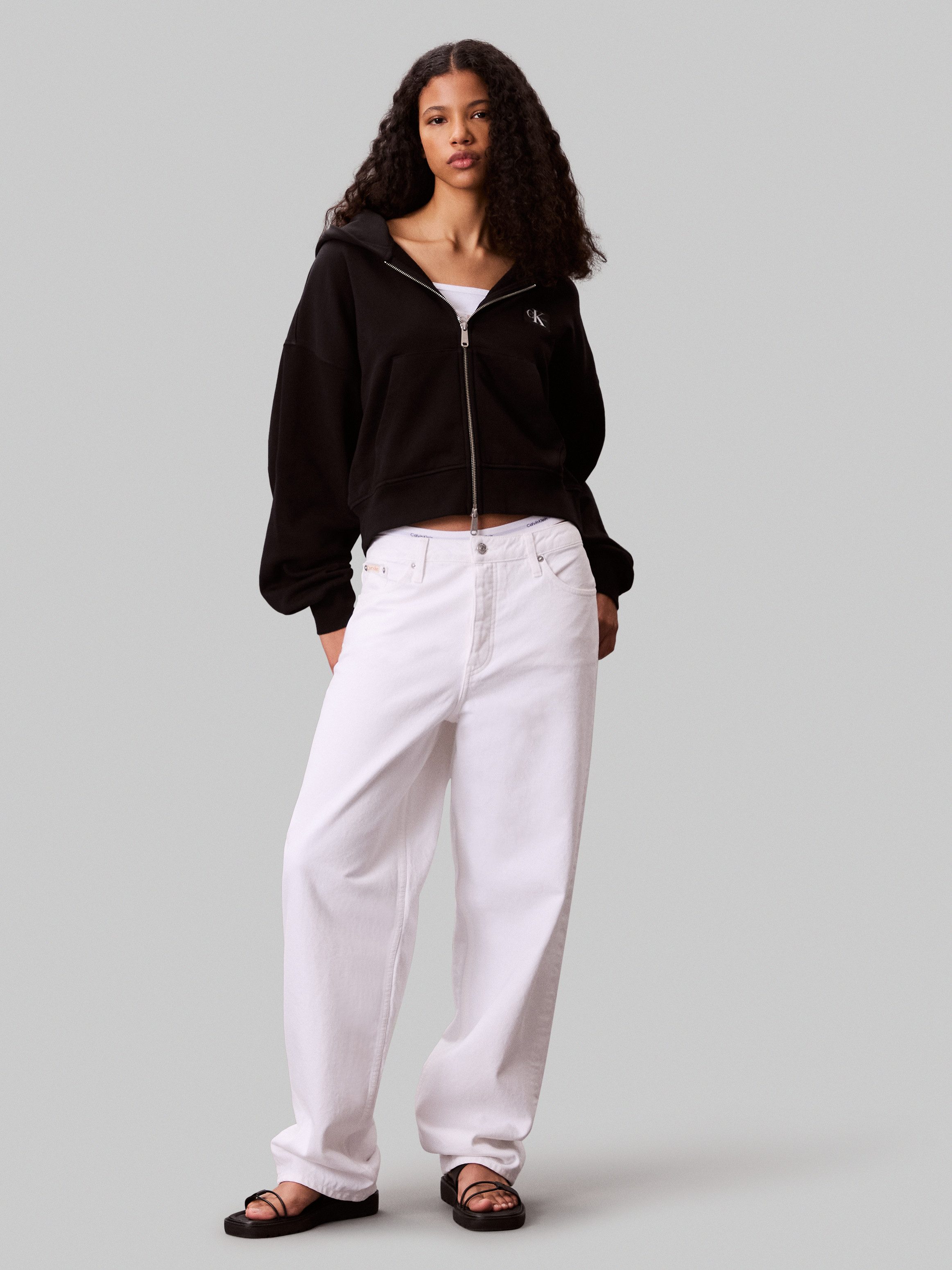 Calvin Klein Hoodie A- FRNCH TRRY BDG LG