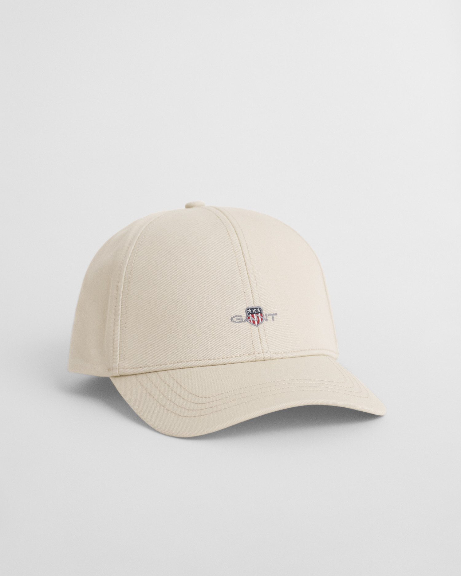Gant Baseball pet HIGH SHIELD COTTON TWILL CAP heren petten beige
