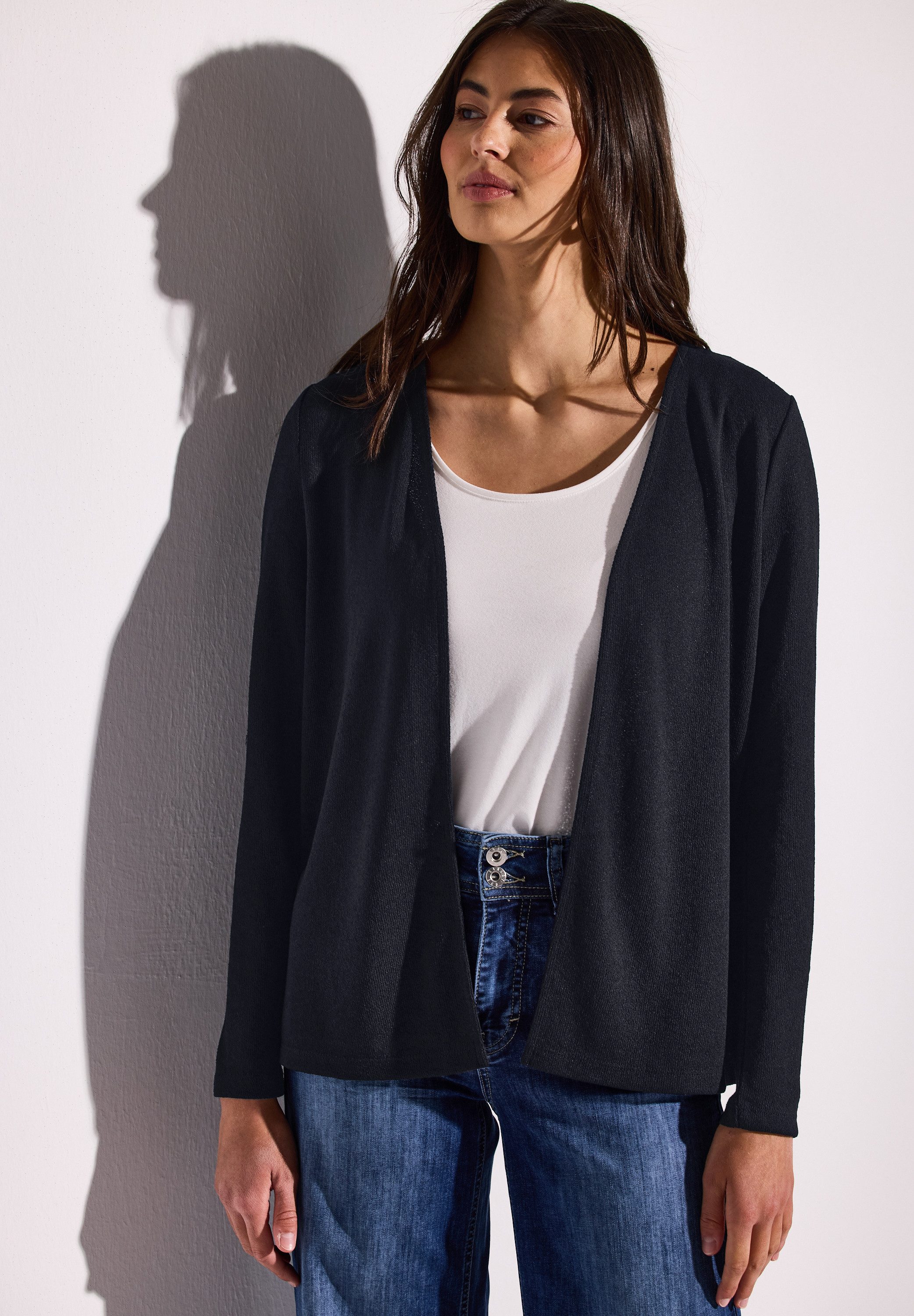 STREET ONE Shirtjasje Nette in brei-look