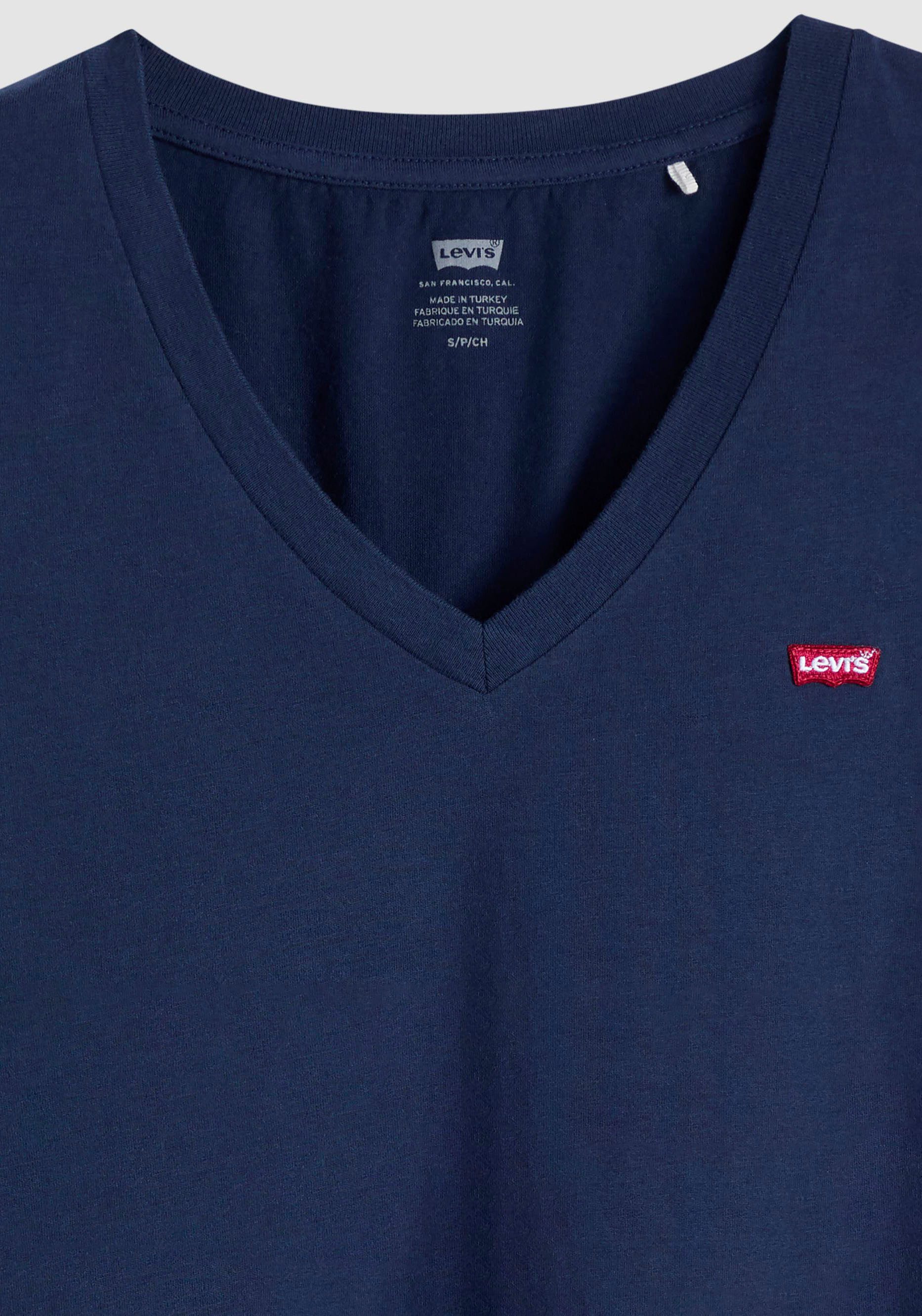 Levi's® Shirt met V-hals Perfect Tee met klein batwing-logo