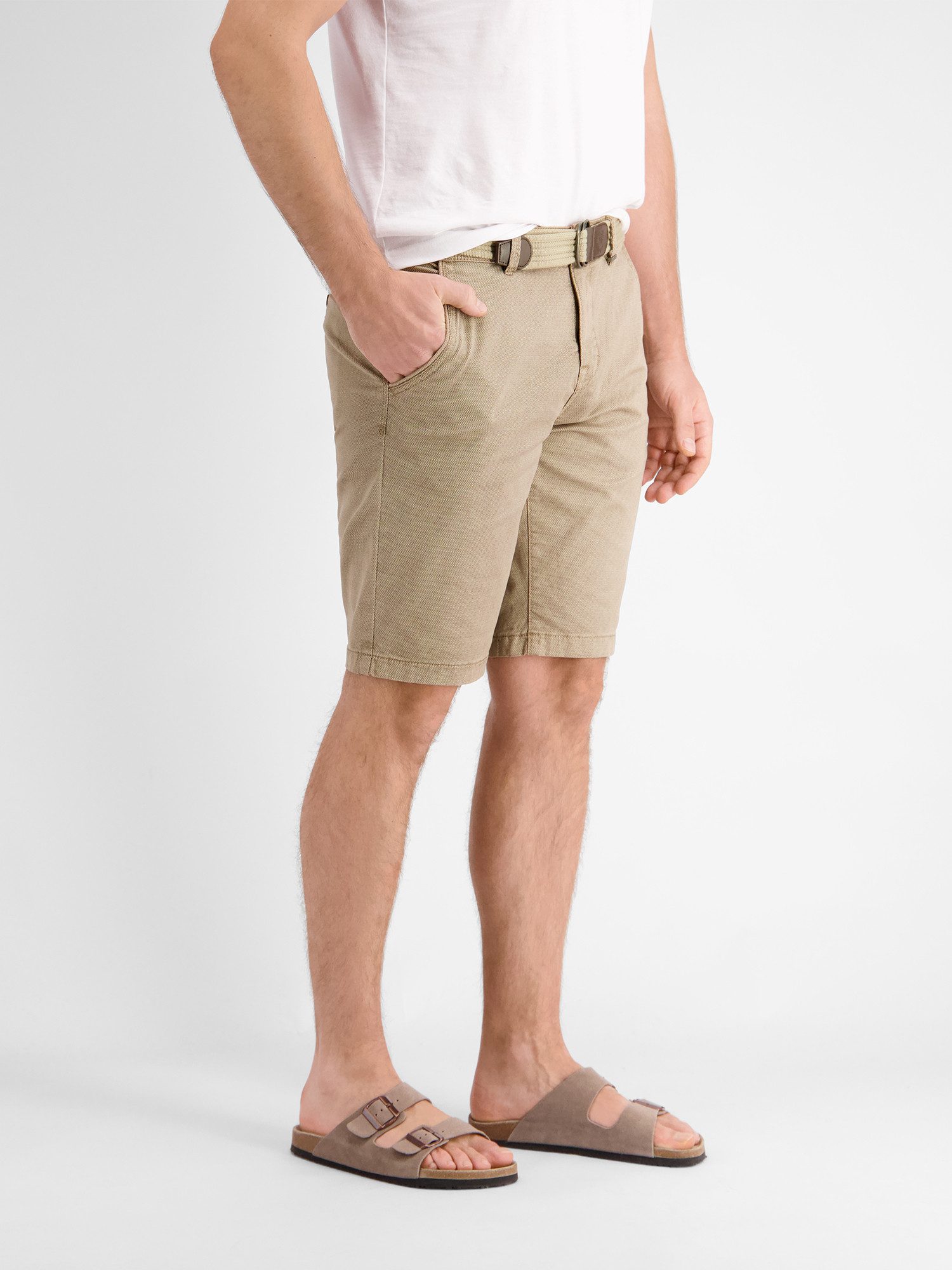 Lerros Bermuda LERROS chino bermuda met print