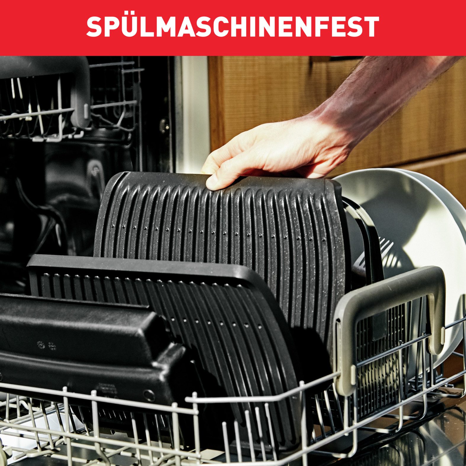 Tefal Contactgrill OptiGrill Elite XL, spülmaschinengeeignete Platten Countdown tot perfect resultaat, extra Grillboost voor grill-strepen