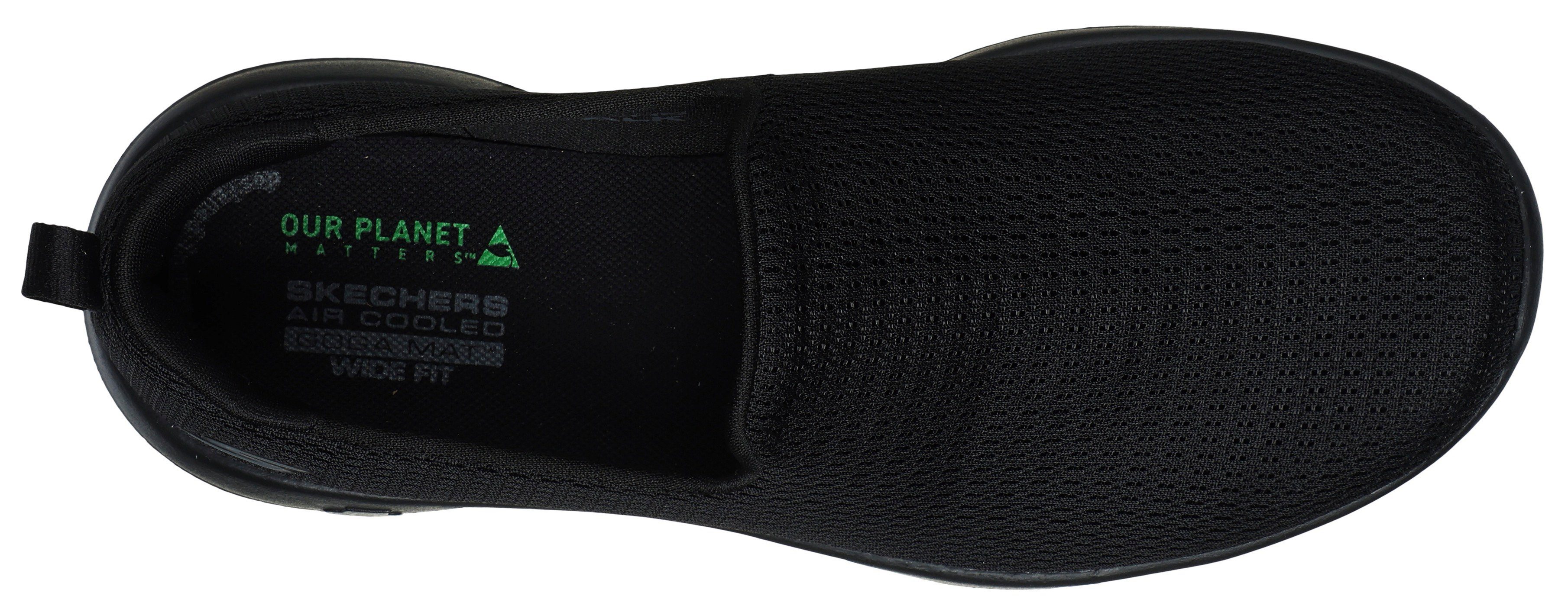 Skechers Slip-on sneakers GO WALK JOY-AURORA , vrijetijdsschoen, instapschoen, trainingsschoen in vegan uitvoering