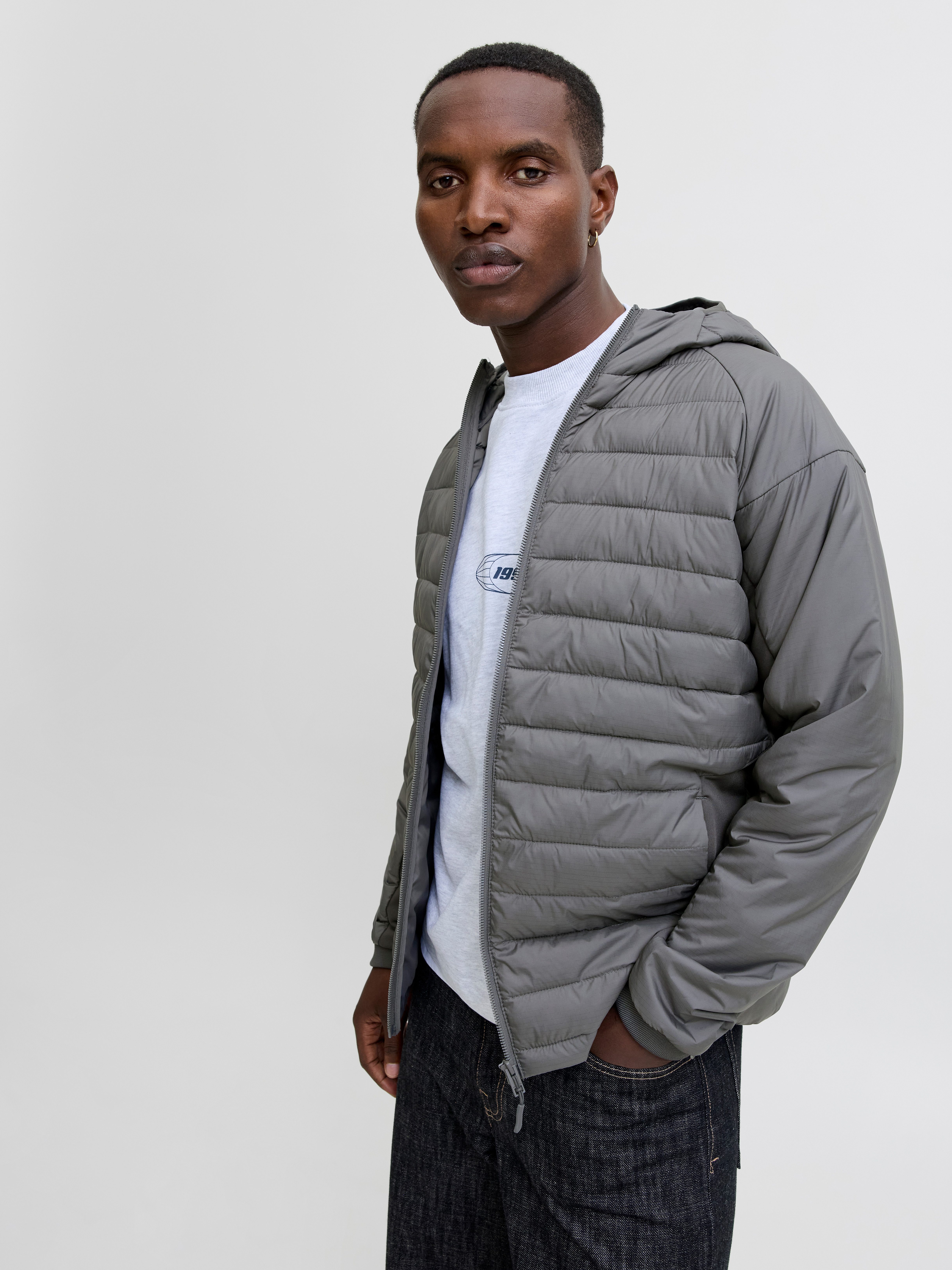 Jack & Jones Gewatteerde jas JJESTATE HYBRID JACKET NOOS