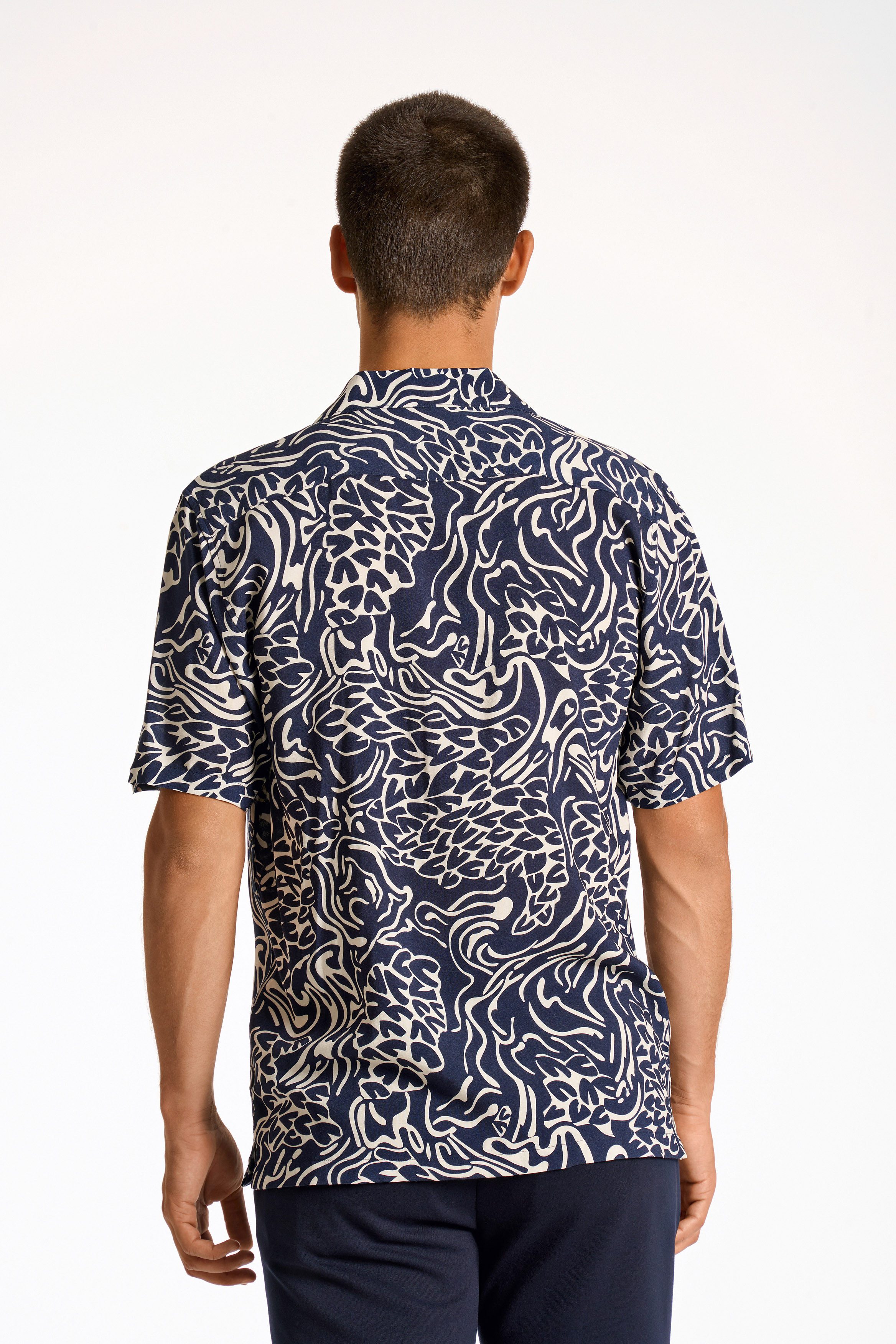 LINDBERGH Shirt met print met patroon en van 100% viscose