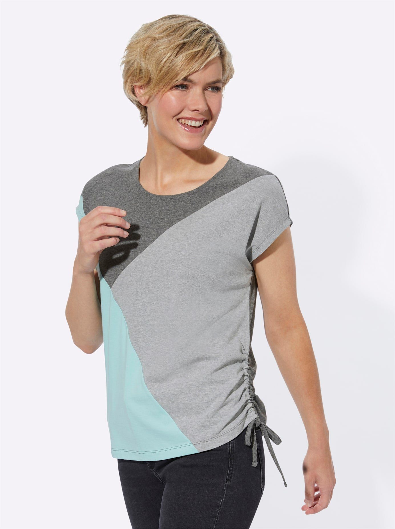 Casual Looks Shirt met ronde hals Shirt (1-delig)