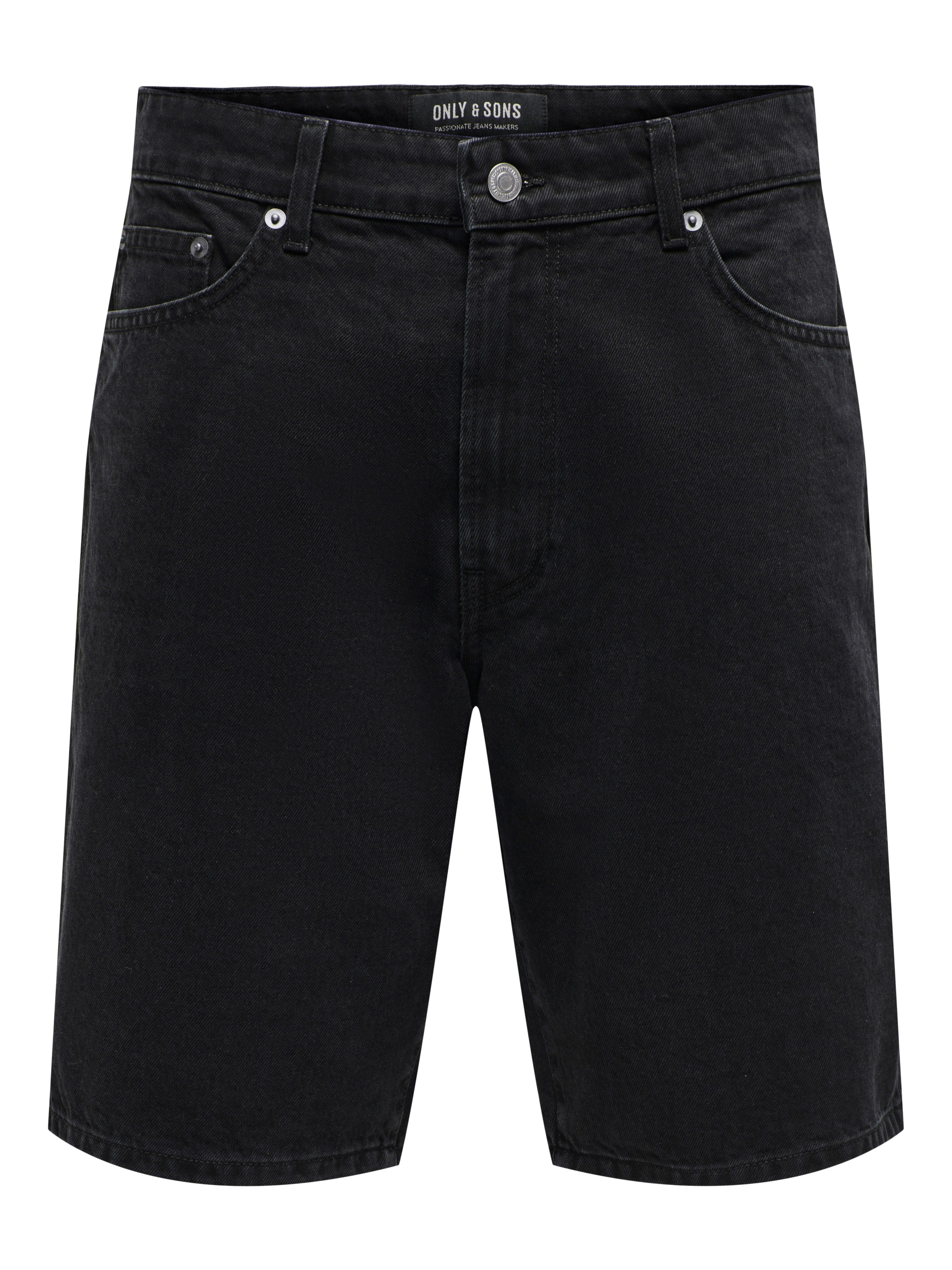 ONLY & SONS Short ONSFADE BLACK 9087 AZG DNM SHORTS