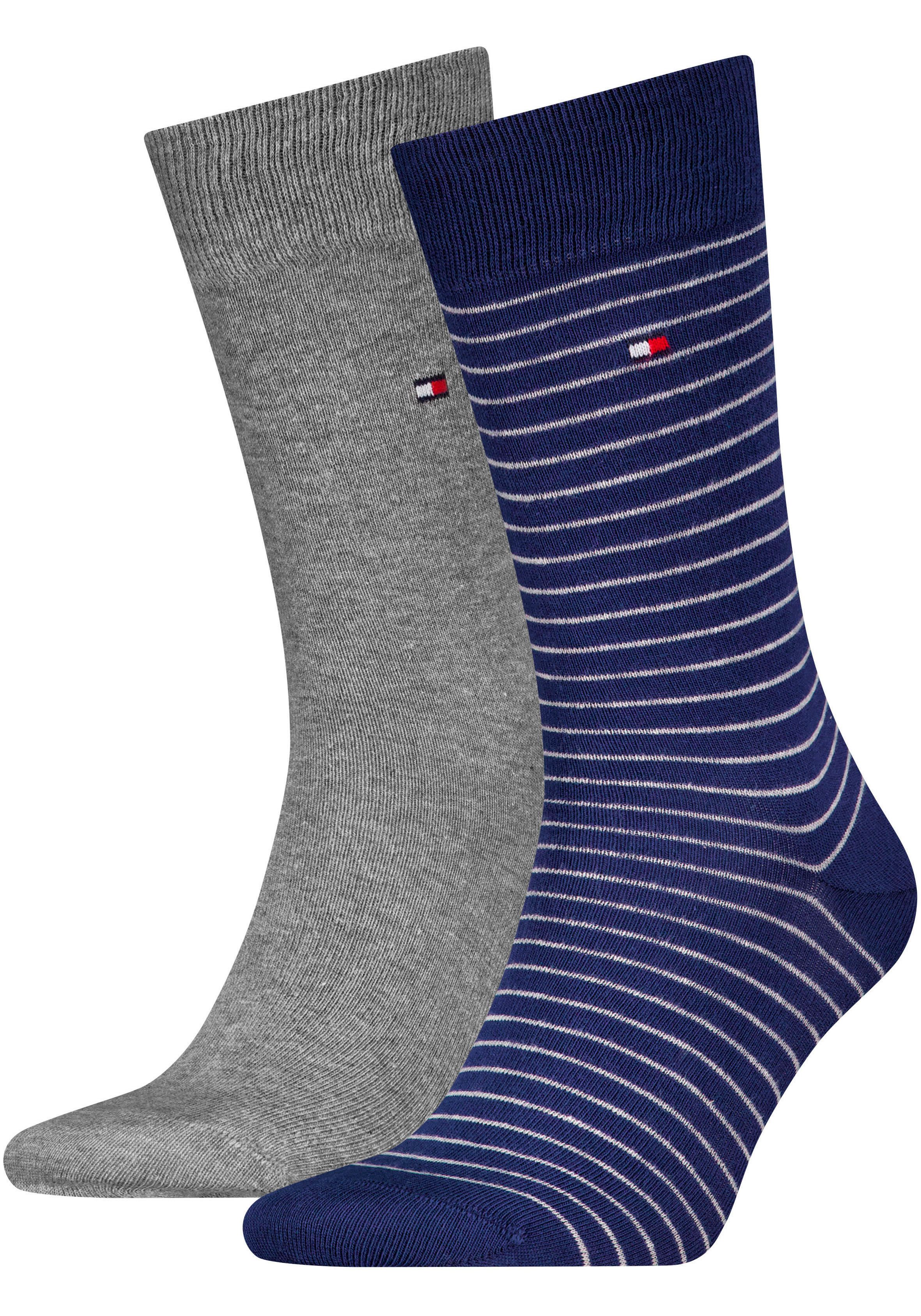 Tommy Hilfiger Sokken TH MEN SMALL STRIPE SOCK 2P (2 paar)
