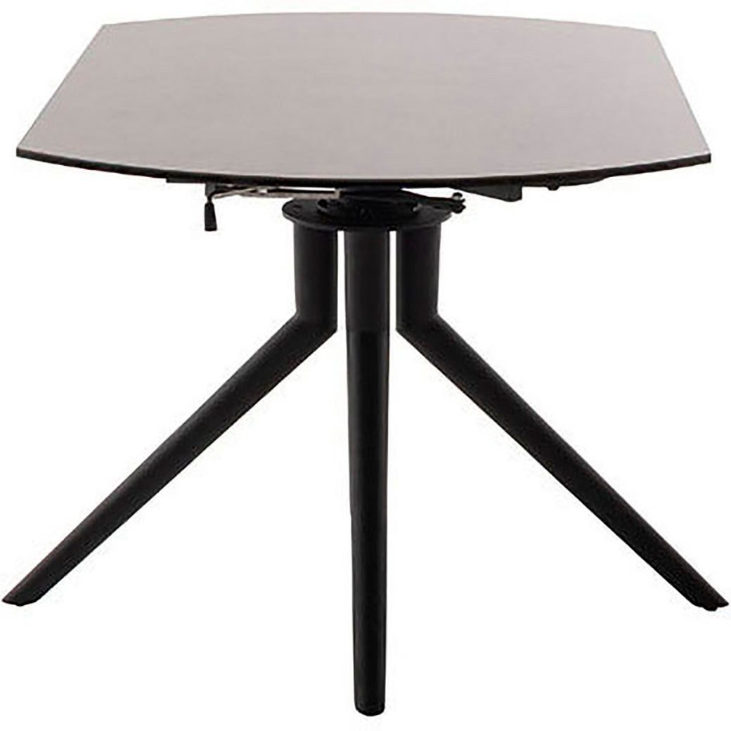 MCA furniture Eettafel RUBIKON vierpoot tafel 90-135 cm Keramiek, metaal, lengteschuif, uittrekbaar, 13 mm