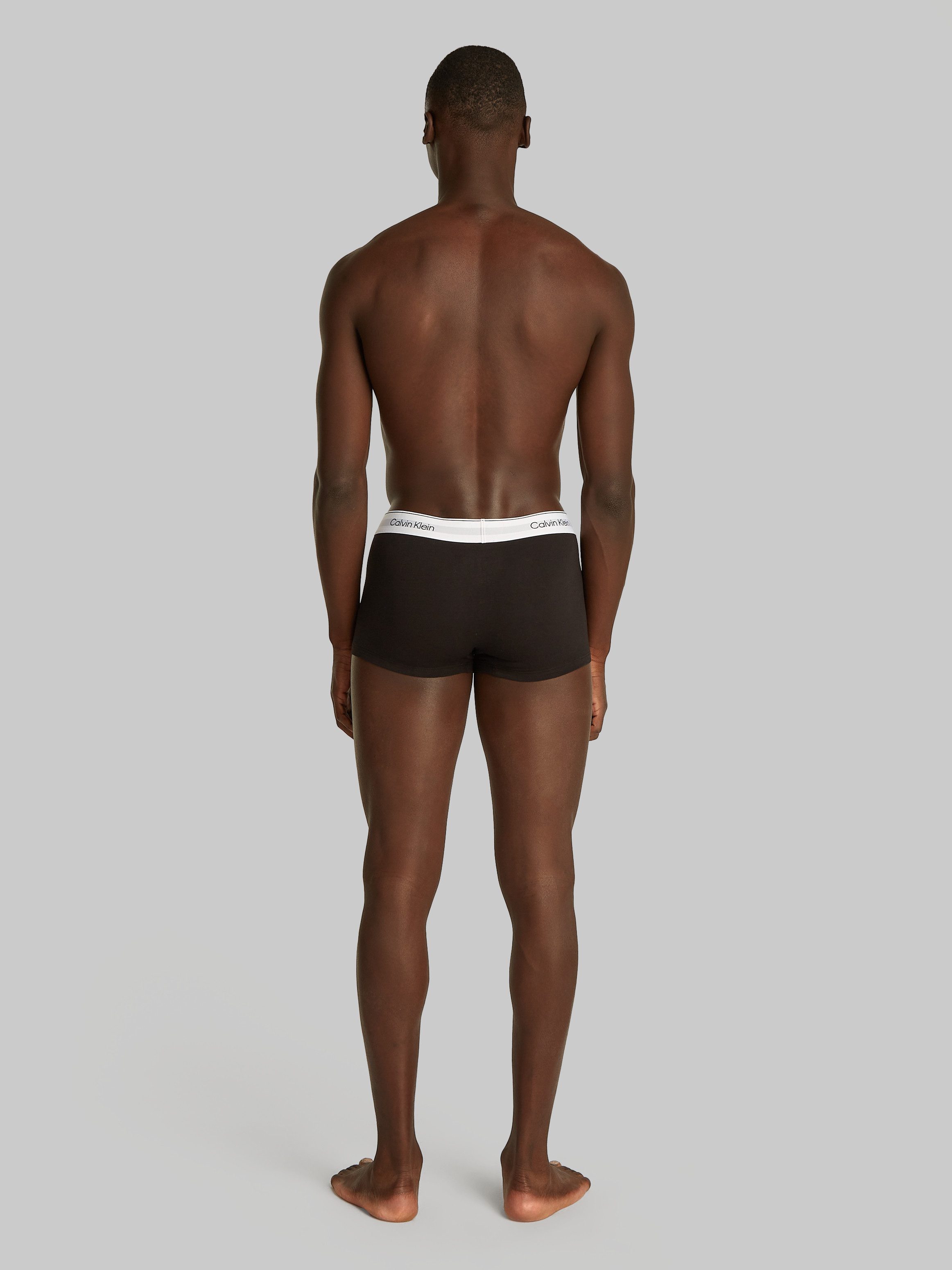 Calvin Klein Trunk LOW RISE TRUNK 3PK met logo-elastische tailleband (3 stuks) (Set van 3)