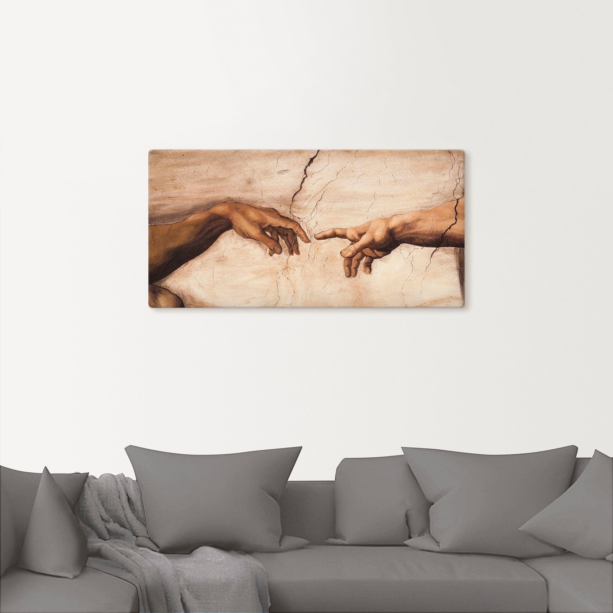 Artland Artprint Handen als artprint van aluminium, artprint voor buiten, artprint op linnen, poster, muursticker