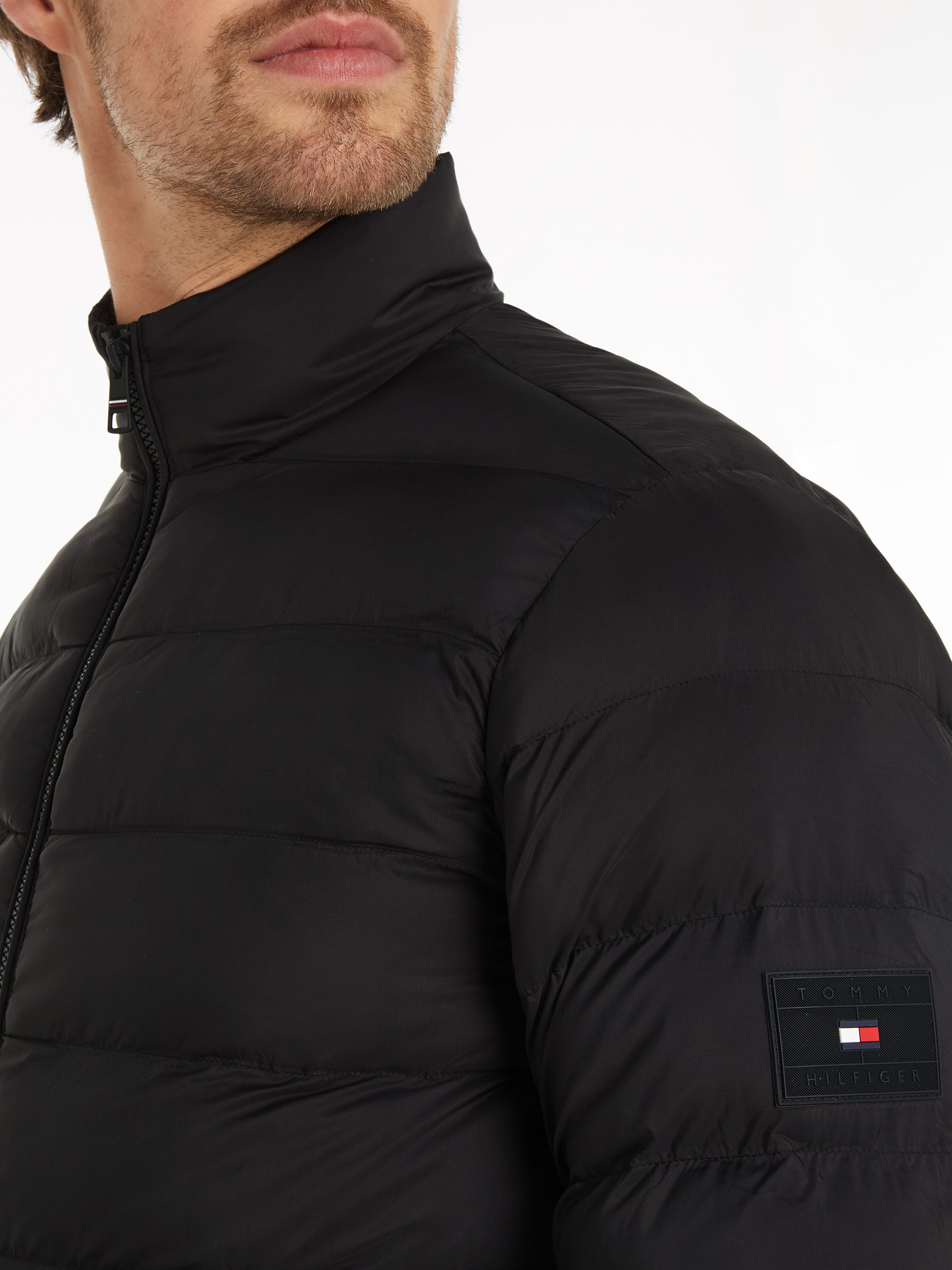 Tommy Hilfiger Gewatteerde jas MID WEIGHT STAND COLLAR JACKET