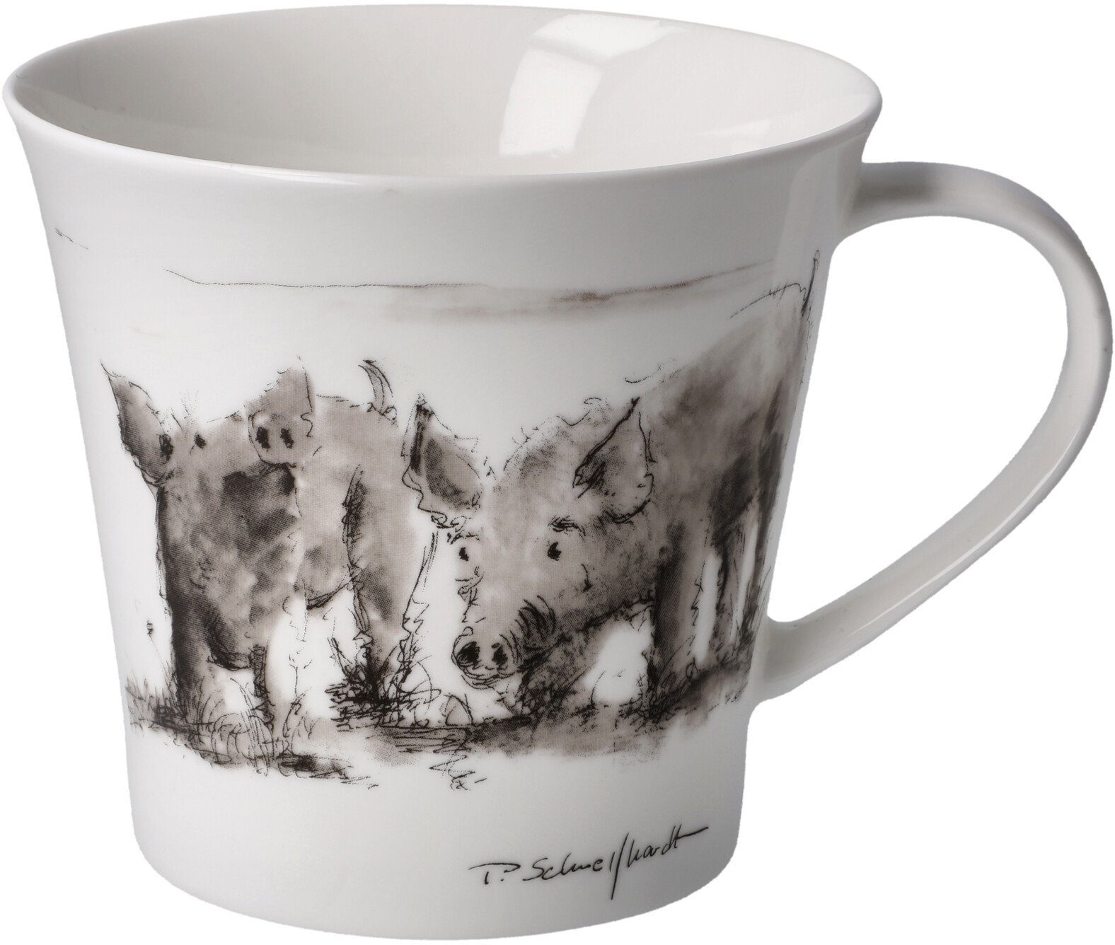 Goebel Kopje Peter Schnellhardt Koffie-/theemok, Peter Schnellhardt - Geluksvarkentje!