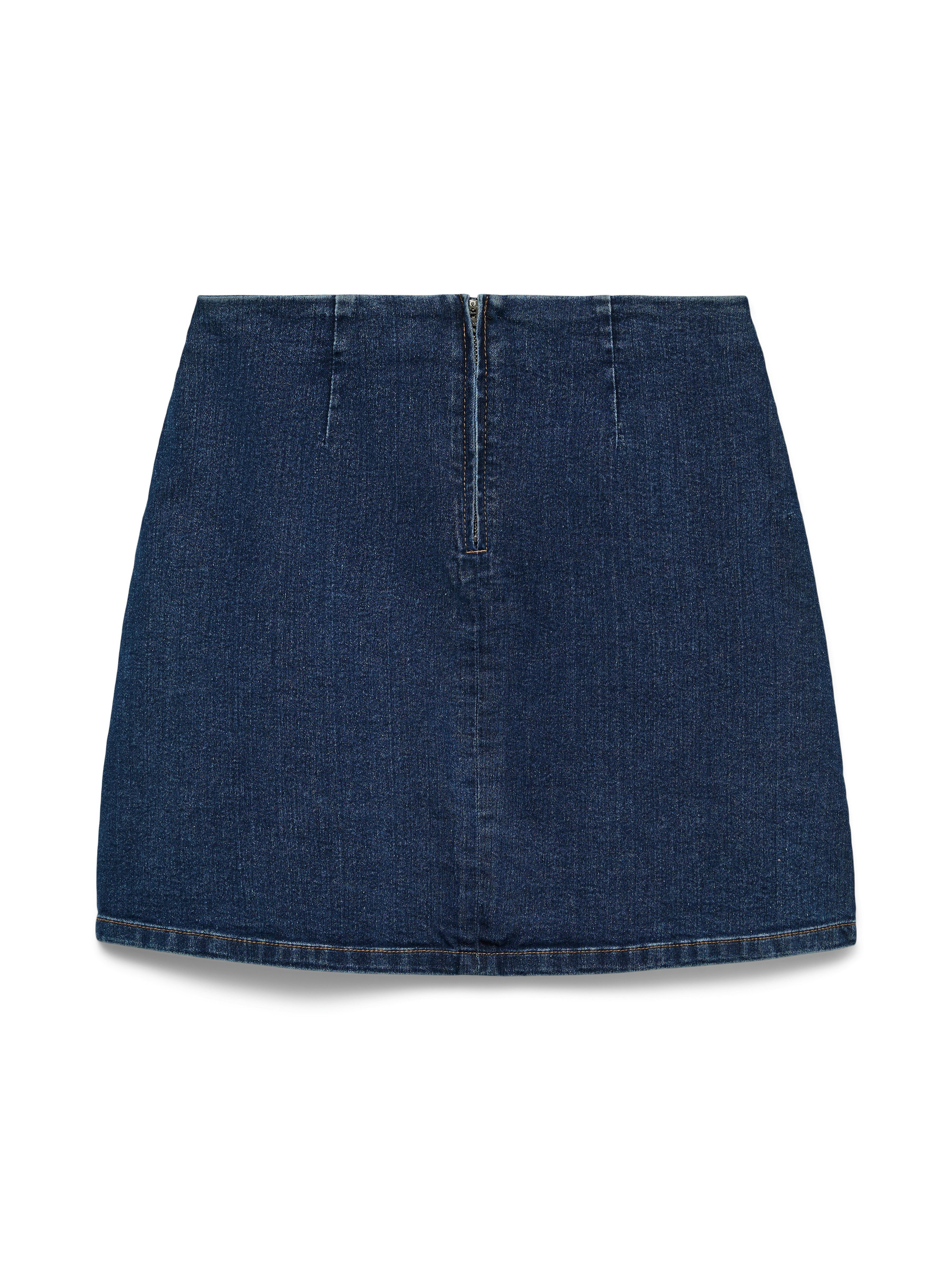 Vero Moda Jeans rok VMNELLY HR SHORT SKIRT DNM MIX NOOS