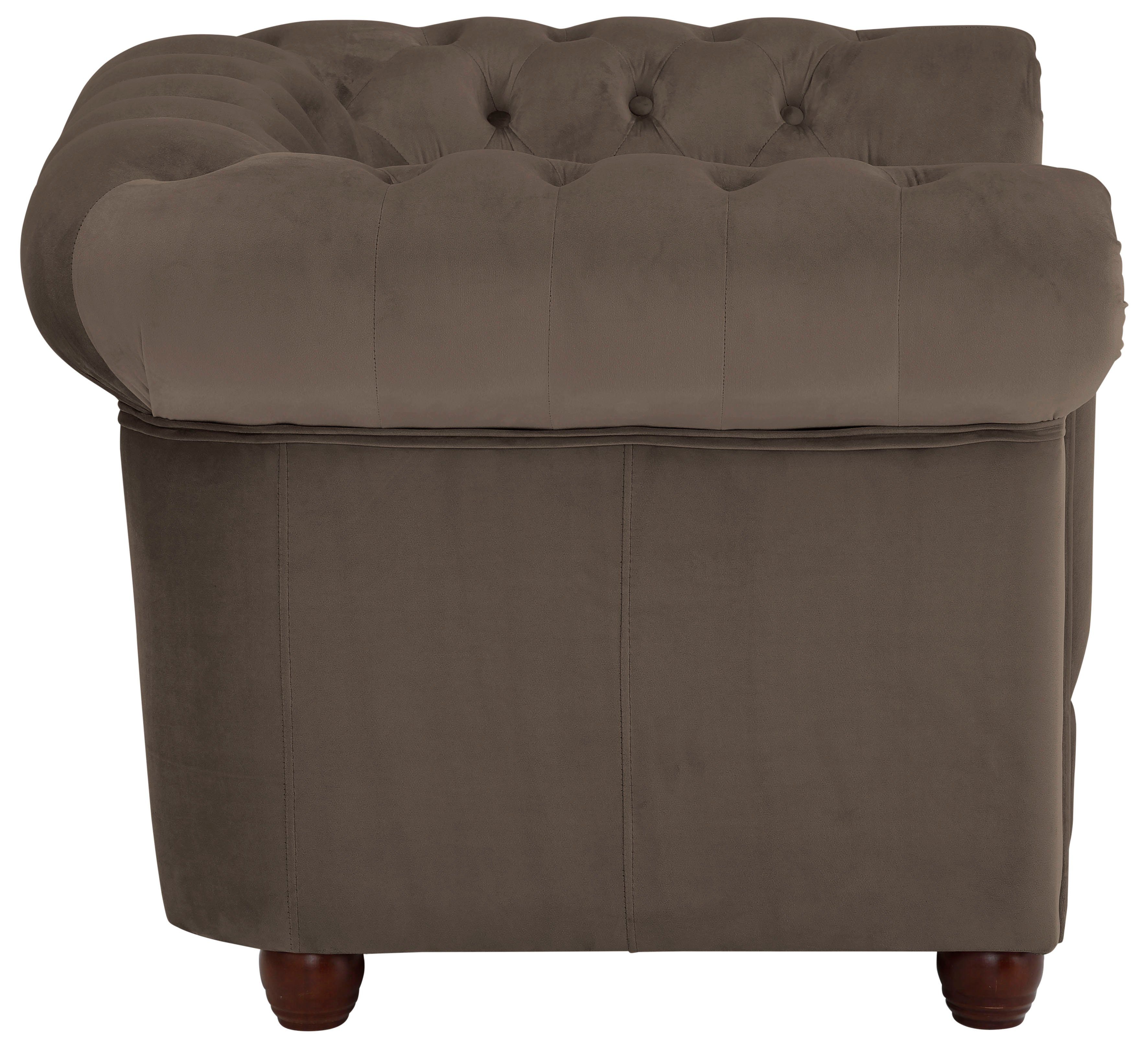 Home affaire Chesterfield-fauteuil New Castle fauteuil hoogwaardige capitonnage, bxdxh: 104x86x72 cm