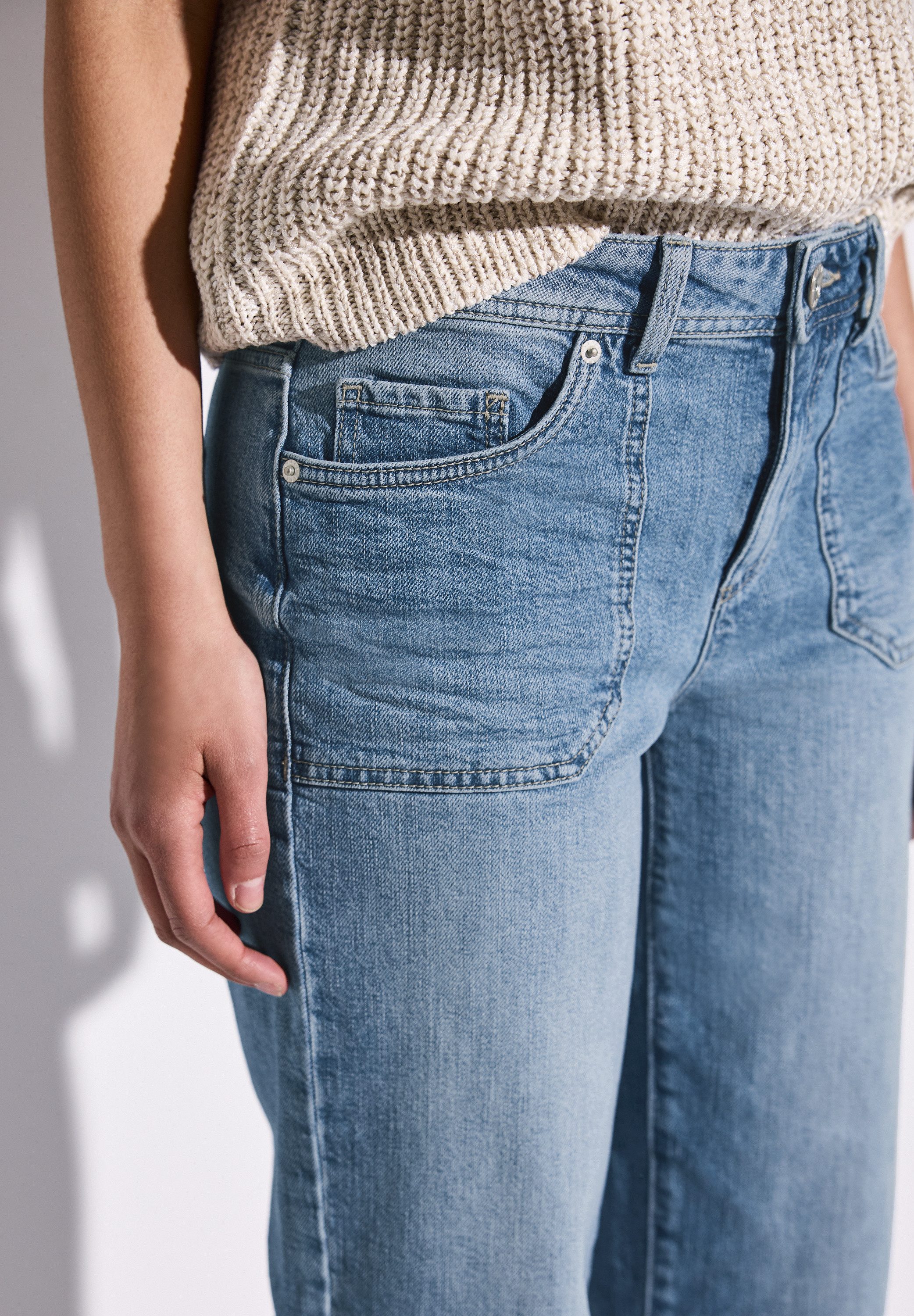 STREET ONE Straight jeans in five-pocketsstijl