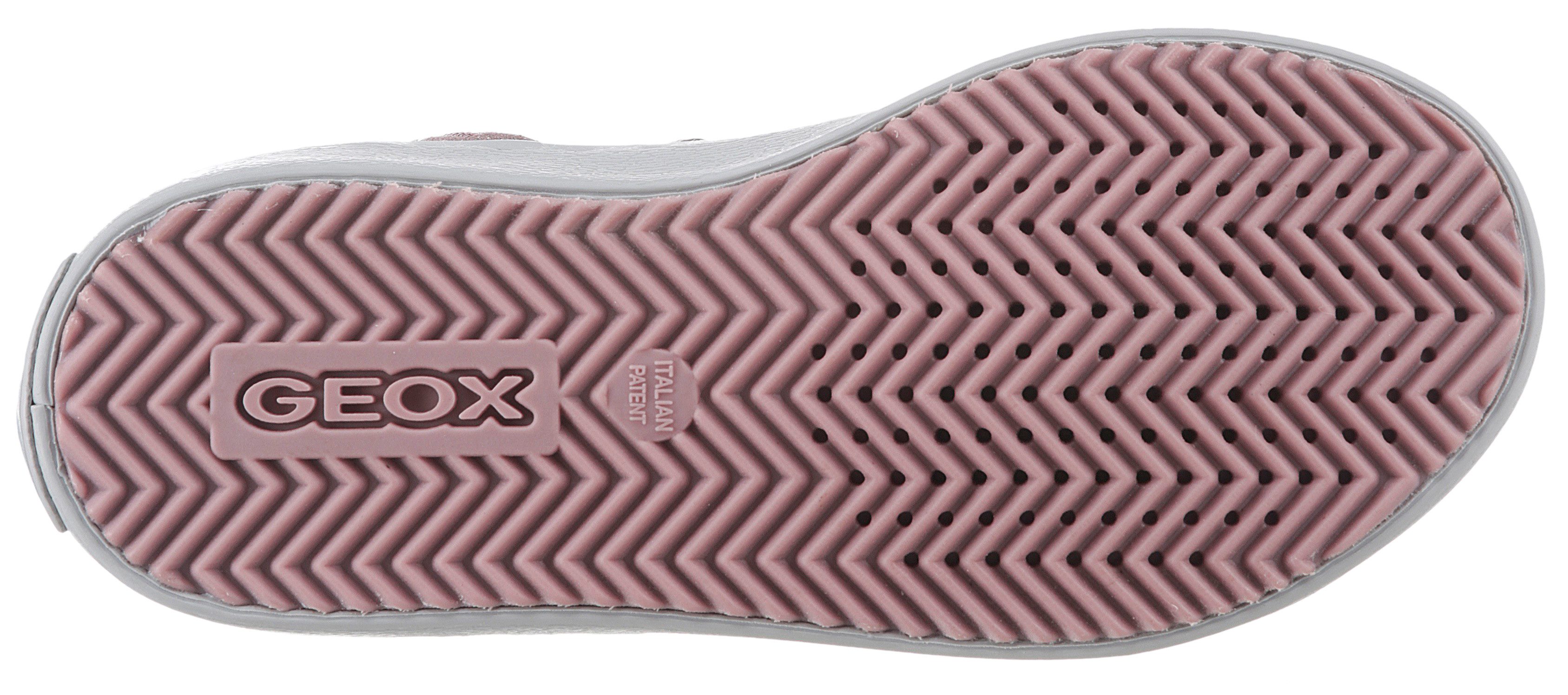 Geox Sneakers J KALISPERA GIRL I High top sneaker, veterschoenen, vrijetijdsschoen met elastische band