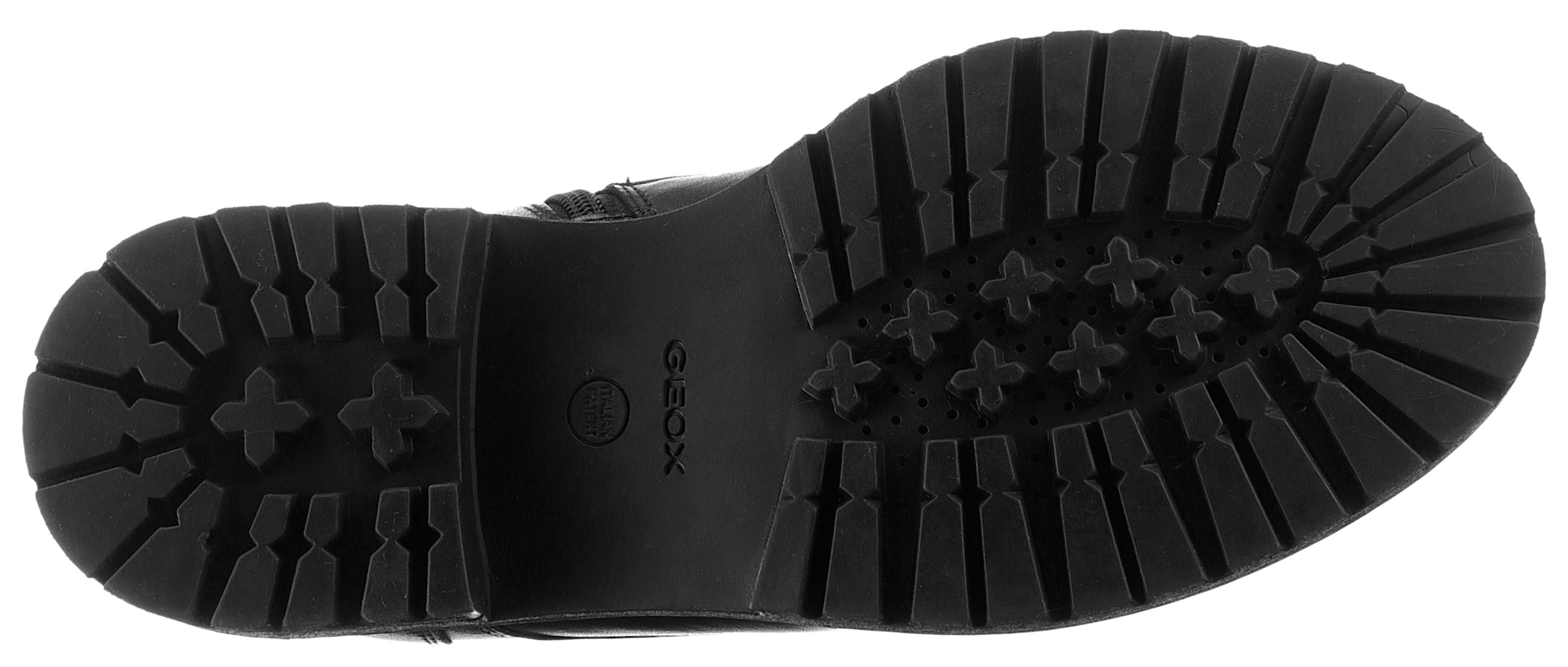 Geox Winterlaarzen D IRIDEA K Chunky laarzen, plateau enkellaars met warm voering