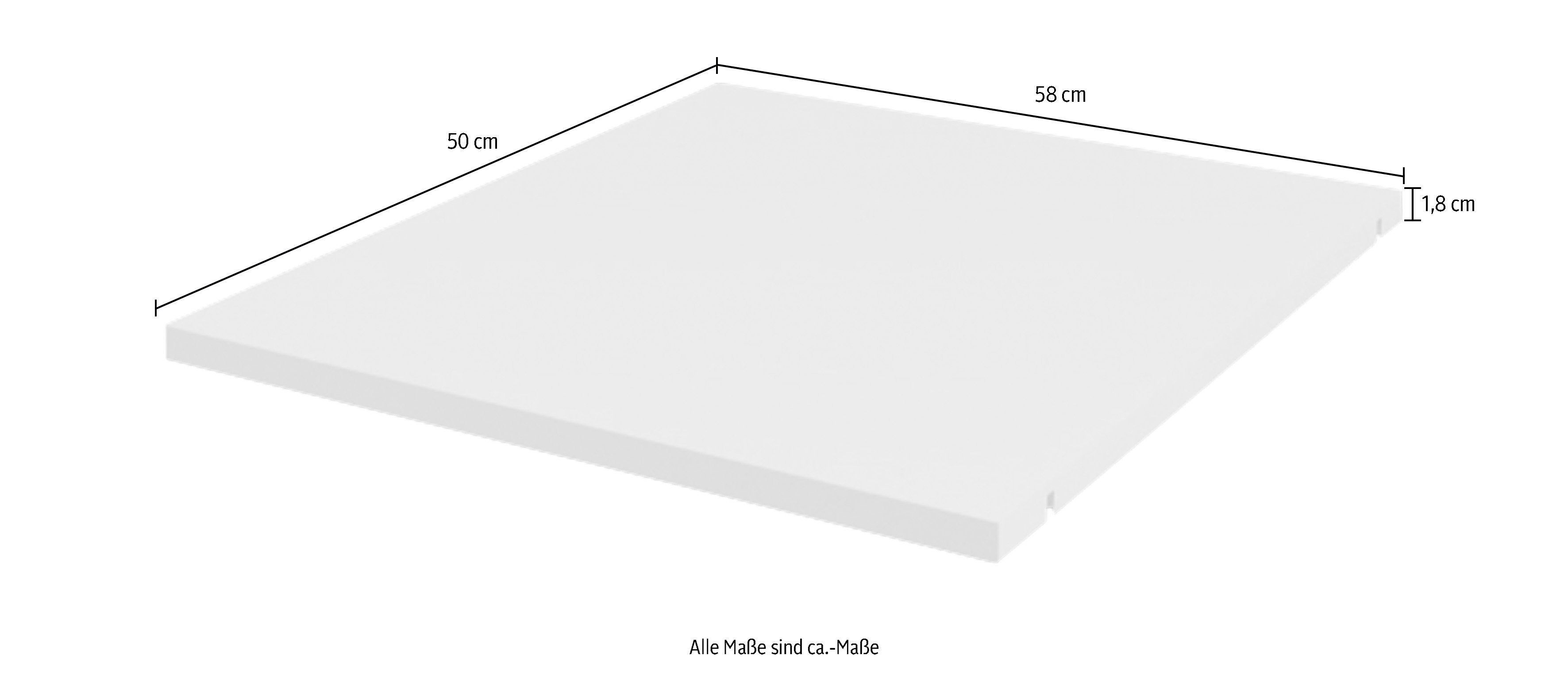 Home affaire Plank Evergreen, optioneel in de breedtes 58 en 118 cm Passend bij de kledingkasten van de serie Evergreen