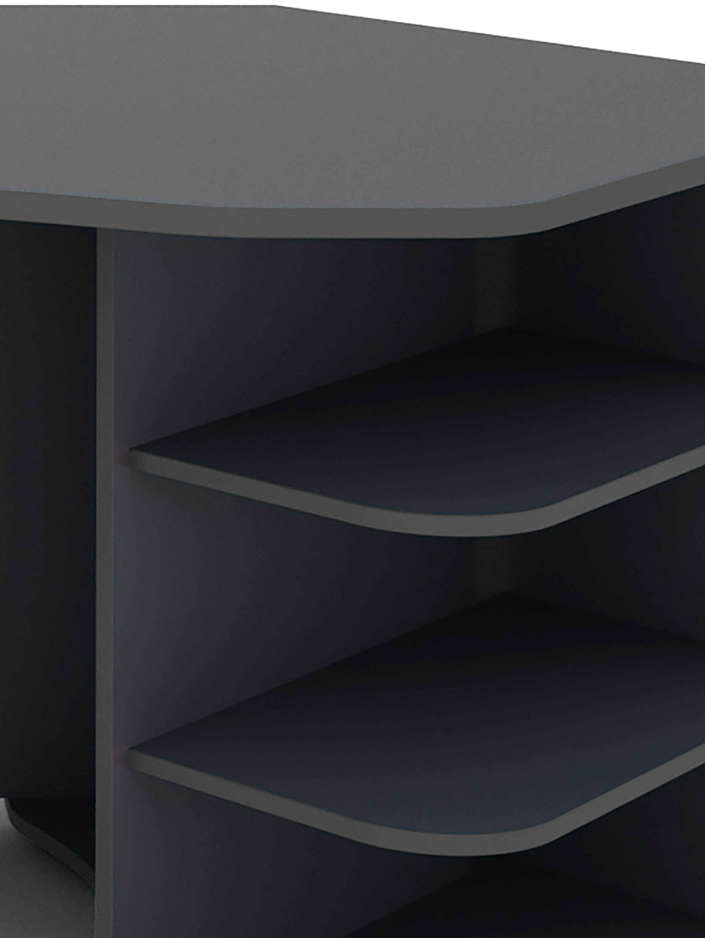 byLIVING Gamingtafel Thanatos Breedte 198 cm, modern hoekbureau