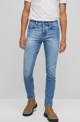 Boss Orange Regular fit jeans Taber BC-C met merklabel