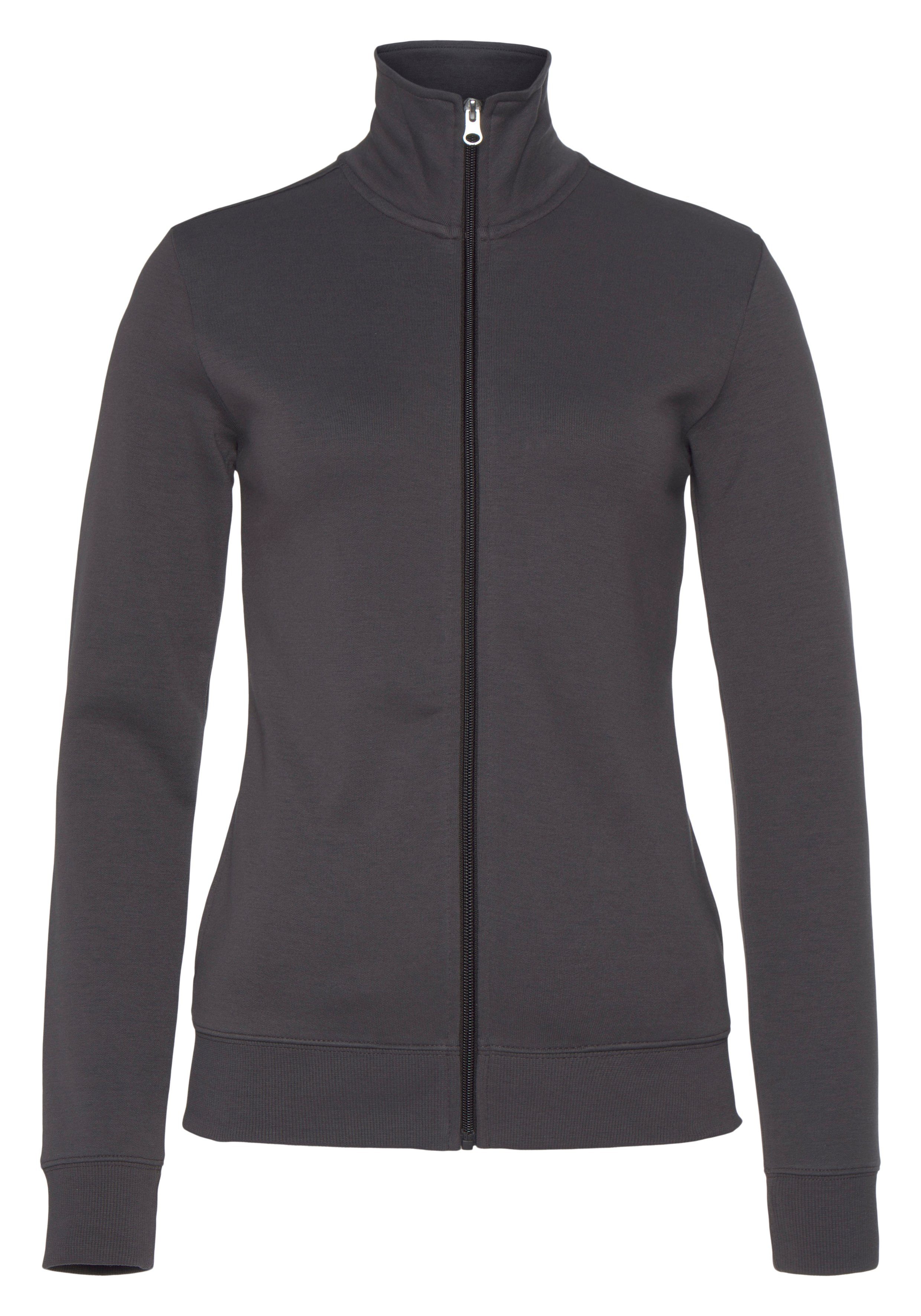 Bench. Loungewear Sweatvest met geborduurd staande kraag, loungepak (1-delig)