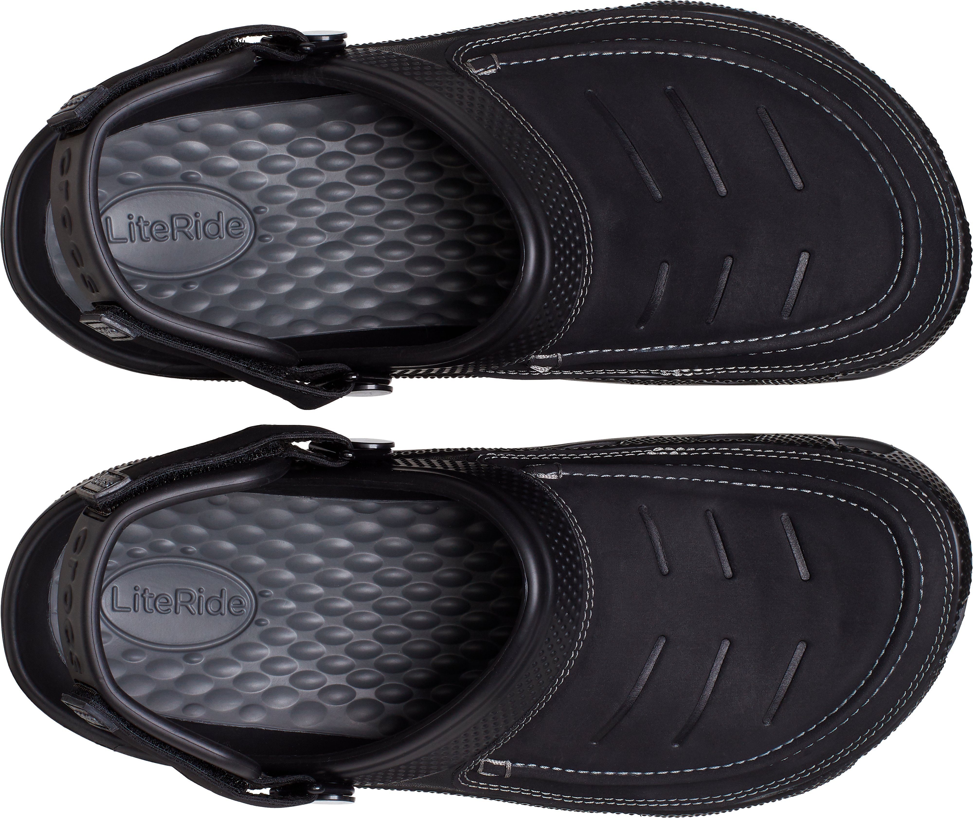 Crocs Clogs Yukon Vista II LiteRide Clog , zomerschoen, tuinschoen, trekking, met comfortabele hielriem