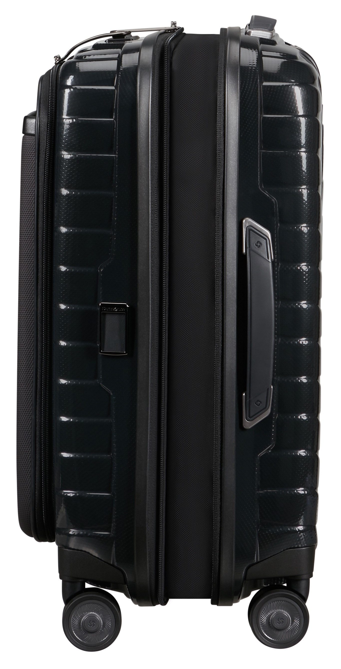 Samsonite Hardshell-trolley PROXIS 55 EXP easy access Handbagage harde koffer volumevergroting laptopvak