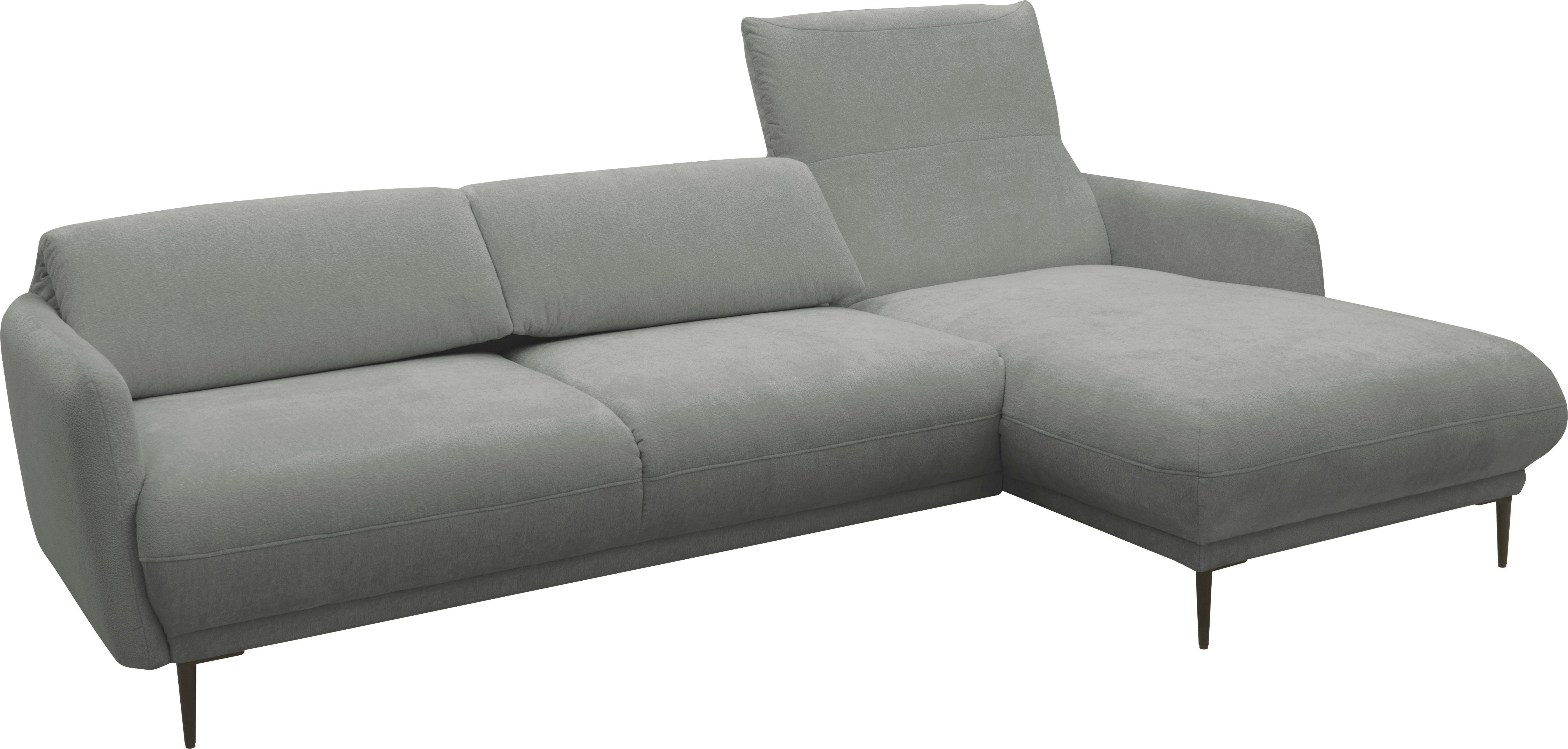andas Hoekbank Skovsende zitbreedte 245 cm, rugleuning traploos opklapbaar voor