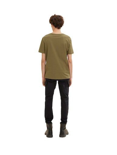 Tom Tailor Denim T-shirt in verschillende kleuren (set, 3-delig)