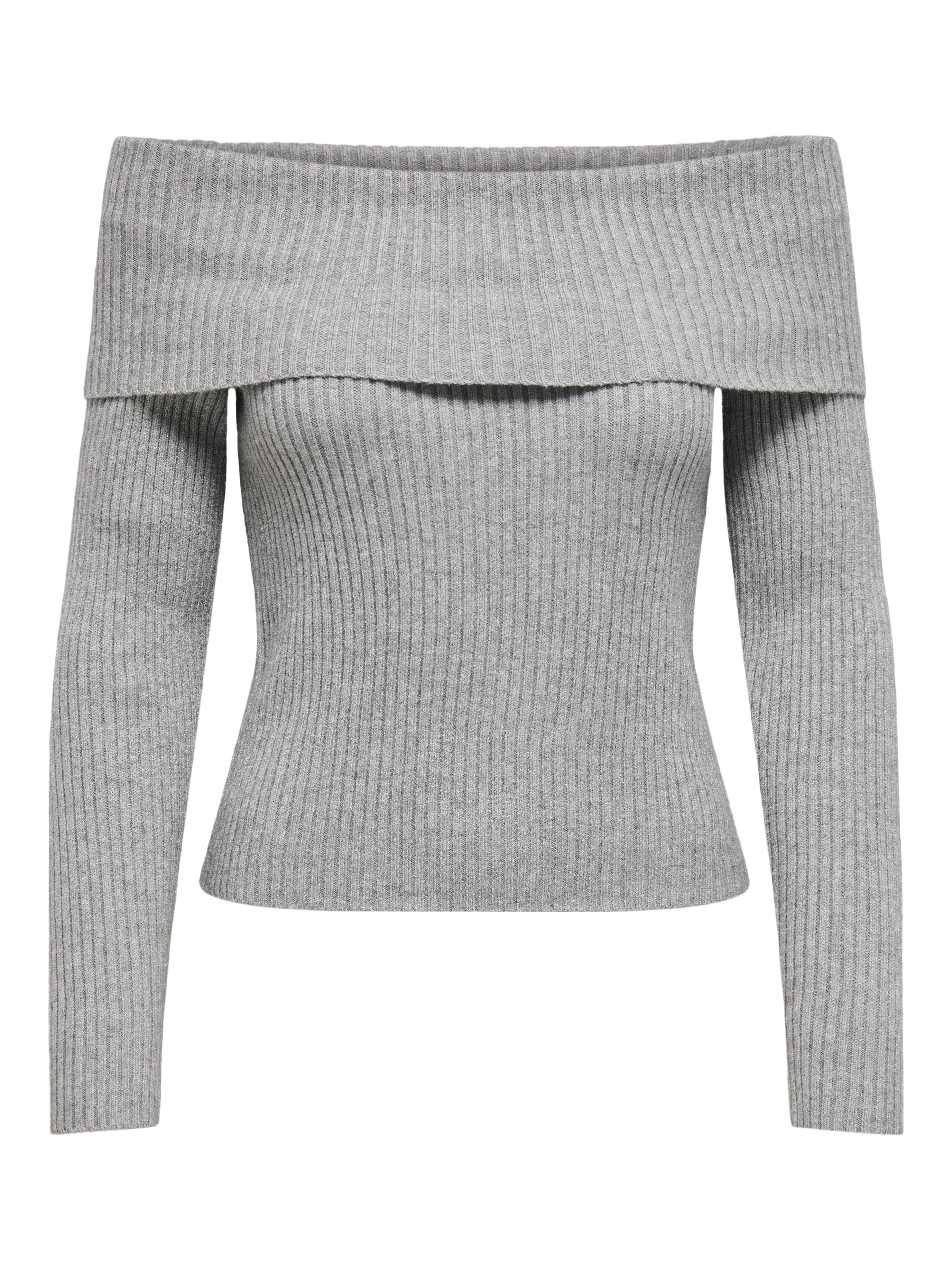 Only Gebreide trui ONLKATIA LS OFF SHOULDER KNT