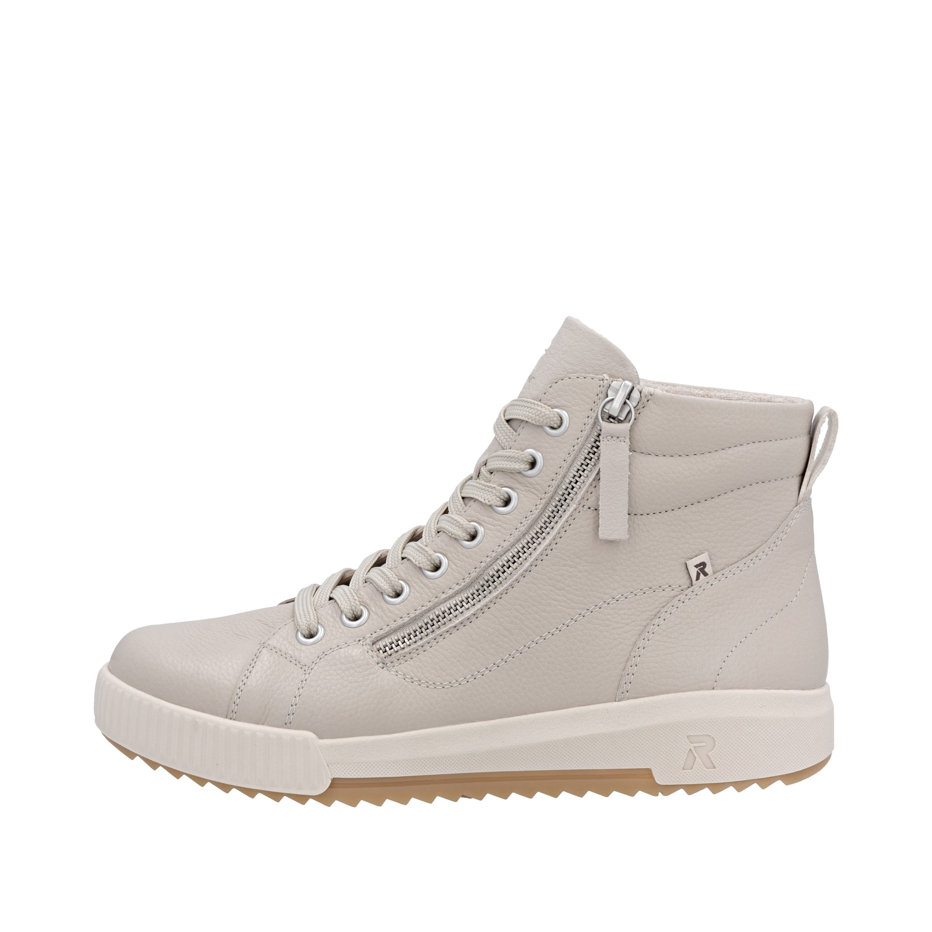 RIEKER Sport Hoge veterschoenen ankle boot, high top sneaker, leisure boots with zipper
