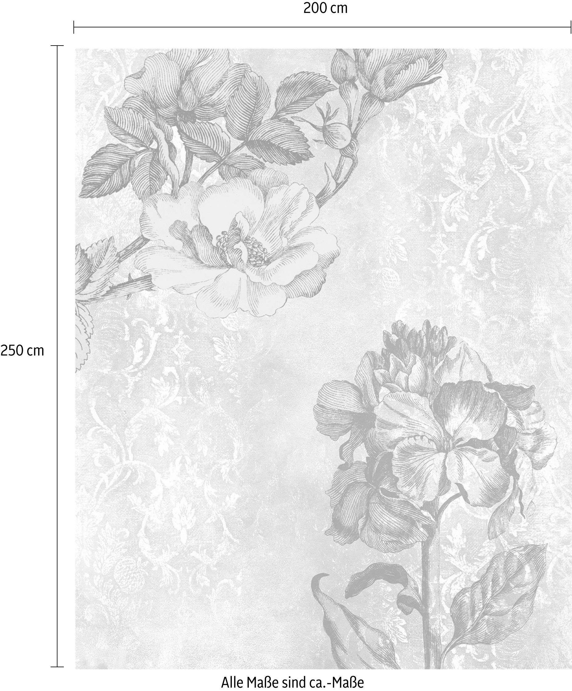 Komar Vliesbehang Digitale print vlies - Baroque Pink - Afmeting 200 x 250 cm (1 stuk)