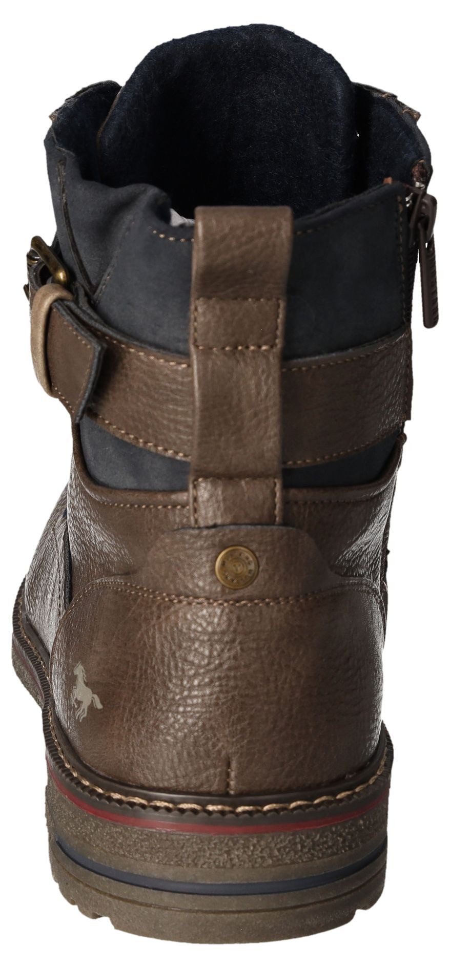 Mustang Shoes Veterschoenen Worker boots, herfst schoen, laarzen met aantrek lus
