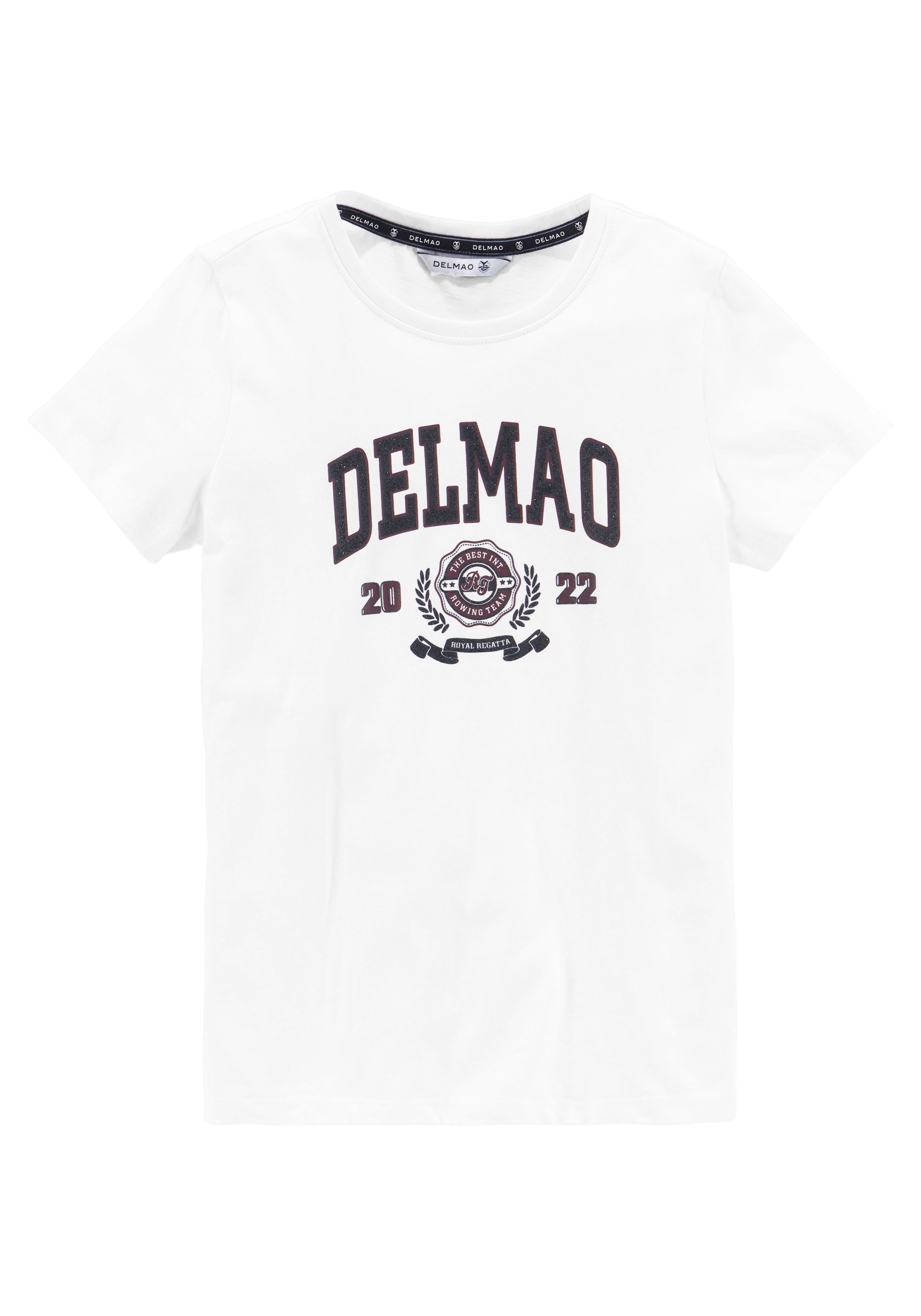 DELMAO T-shirt Voor meisjes met grote delmao-glitterprint