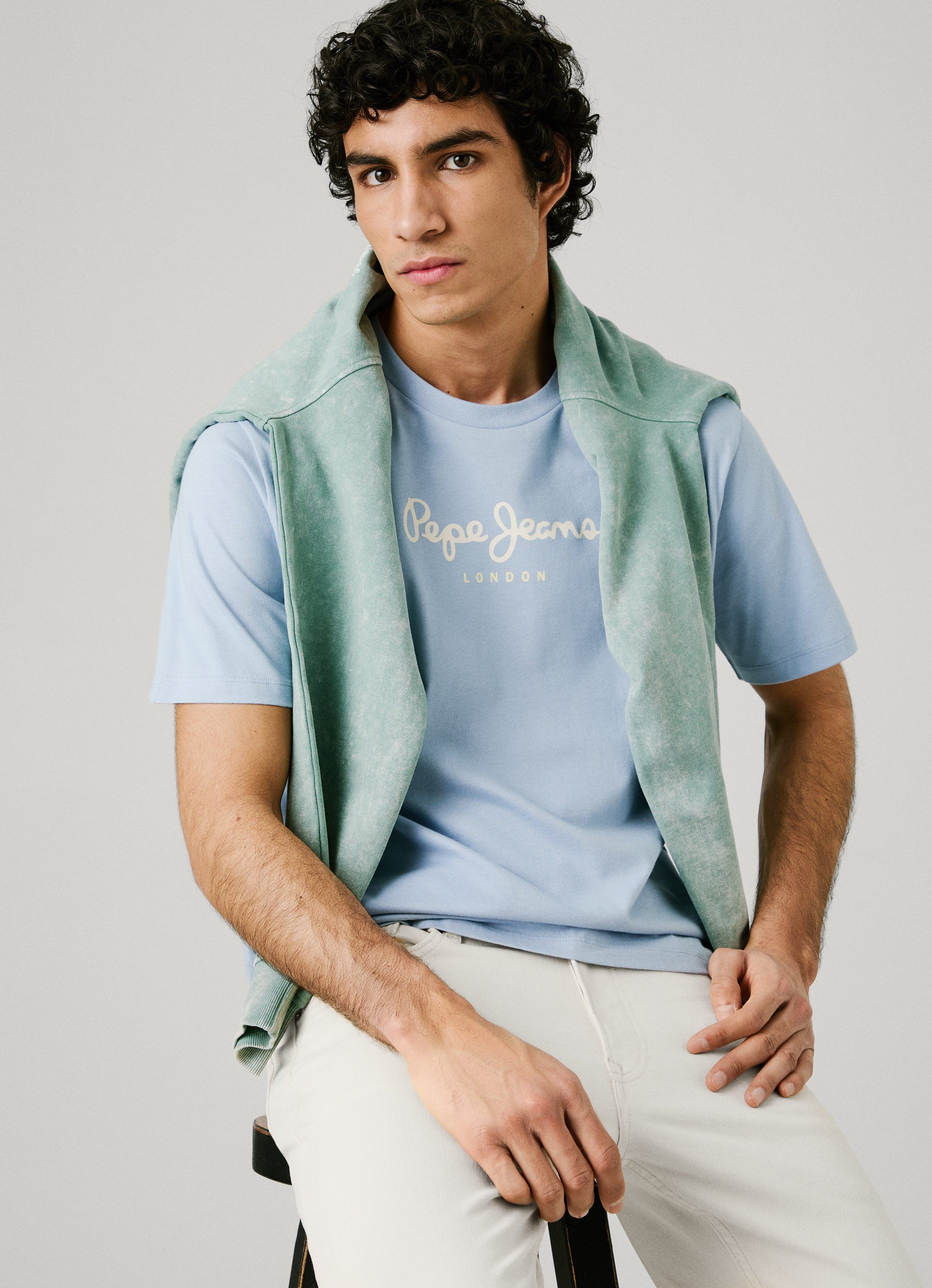 Pepe Jeans Shirt met ronde hals EGGO