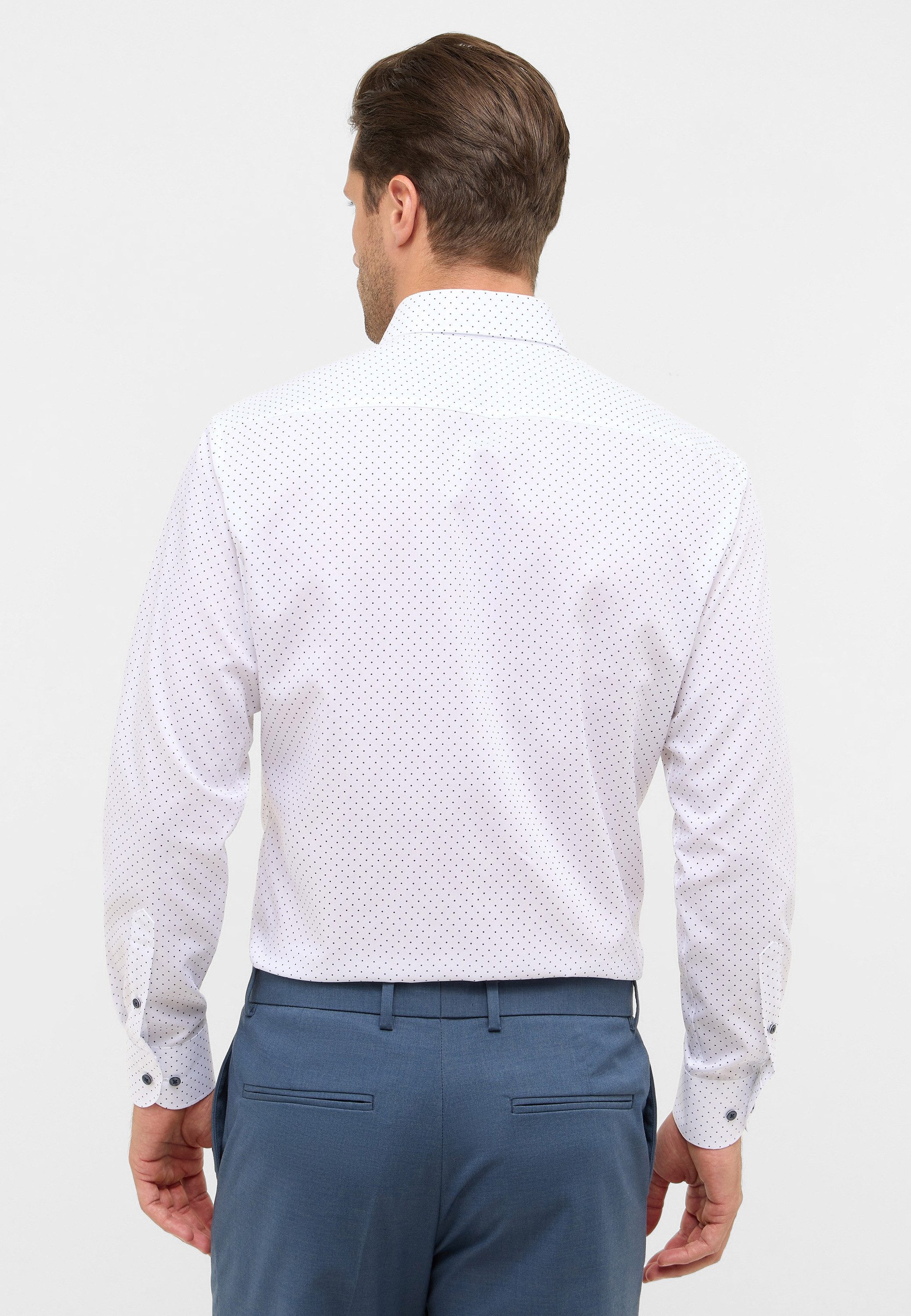 Eterna Overhemd met lange mouwen MODERN FIT NON IRON (strijkvrij)