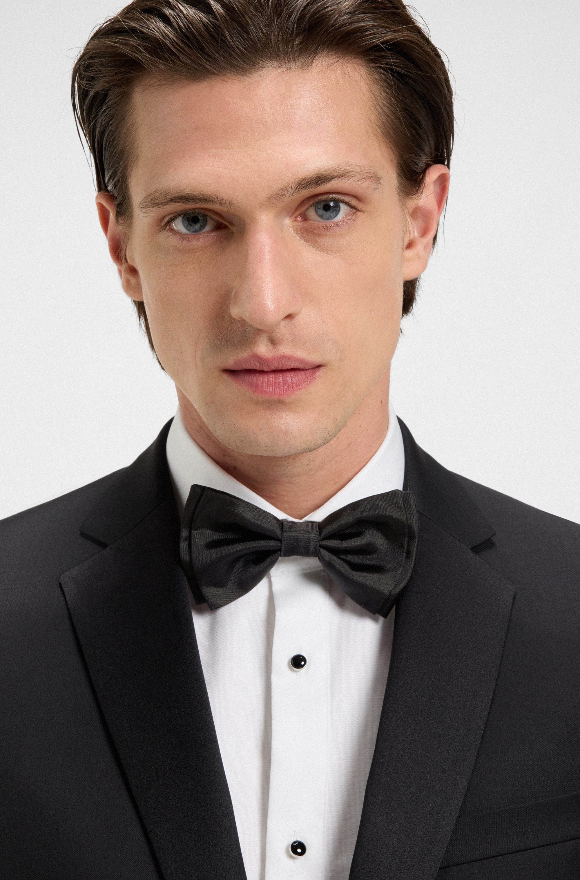 Boss Vlinderdasje H-BOW TIE van zuivere zijde