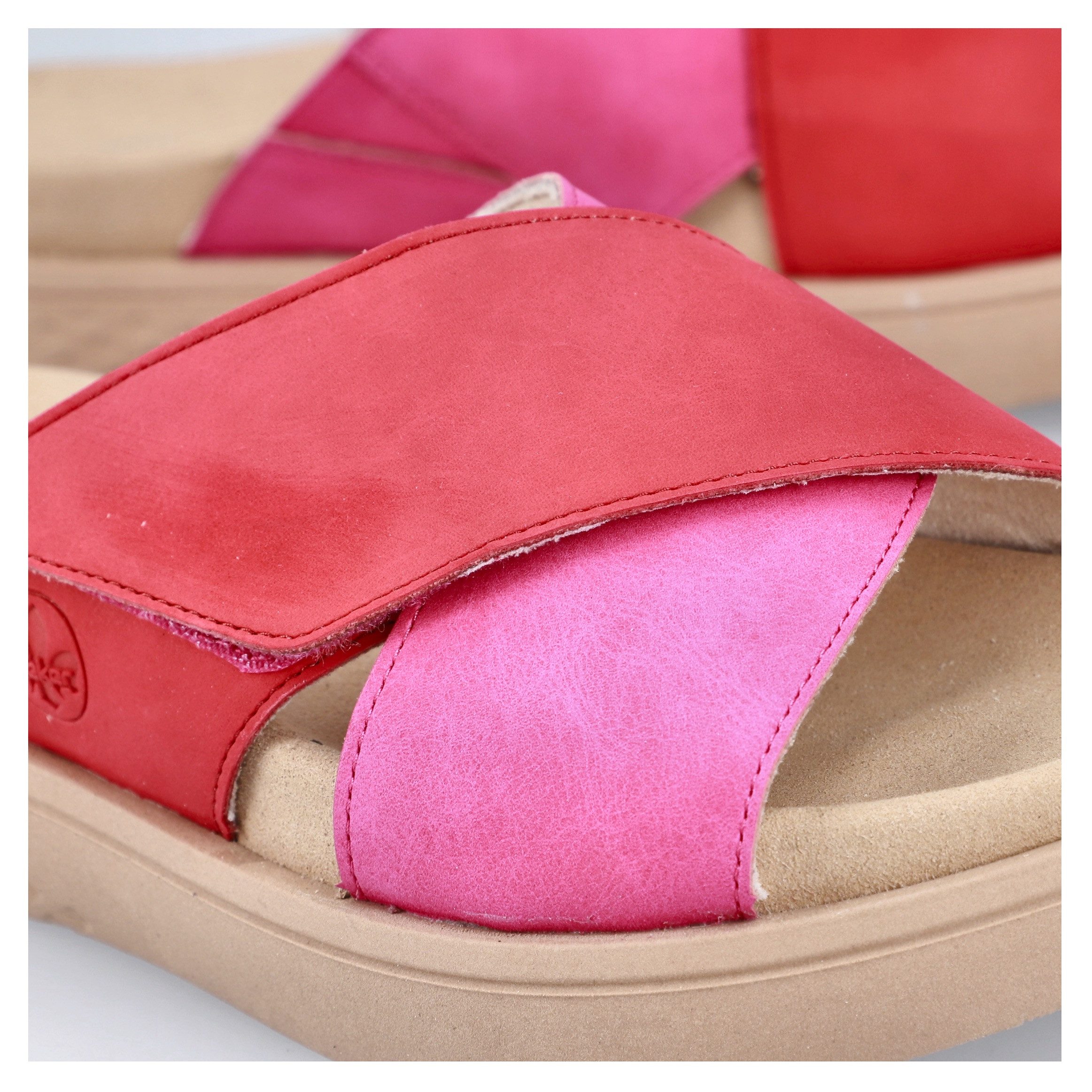 Rieker Slippers Zomerschoen, strandschoen, huisschoen, slippers met comfortabel voetbed