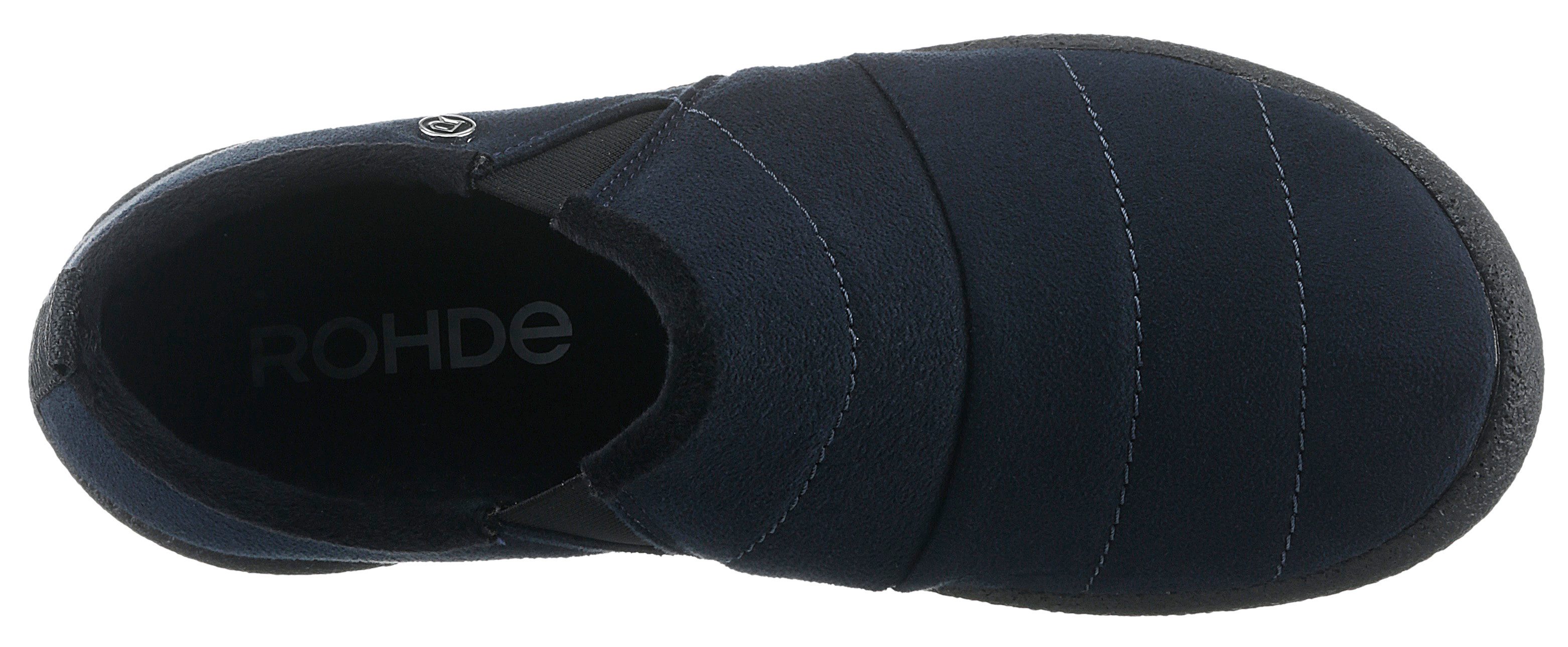 Rohde Pantoffels Olbia , pantoffels, hut schoenen, instapschoen met uitneembare binnenzool